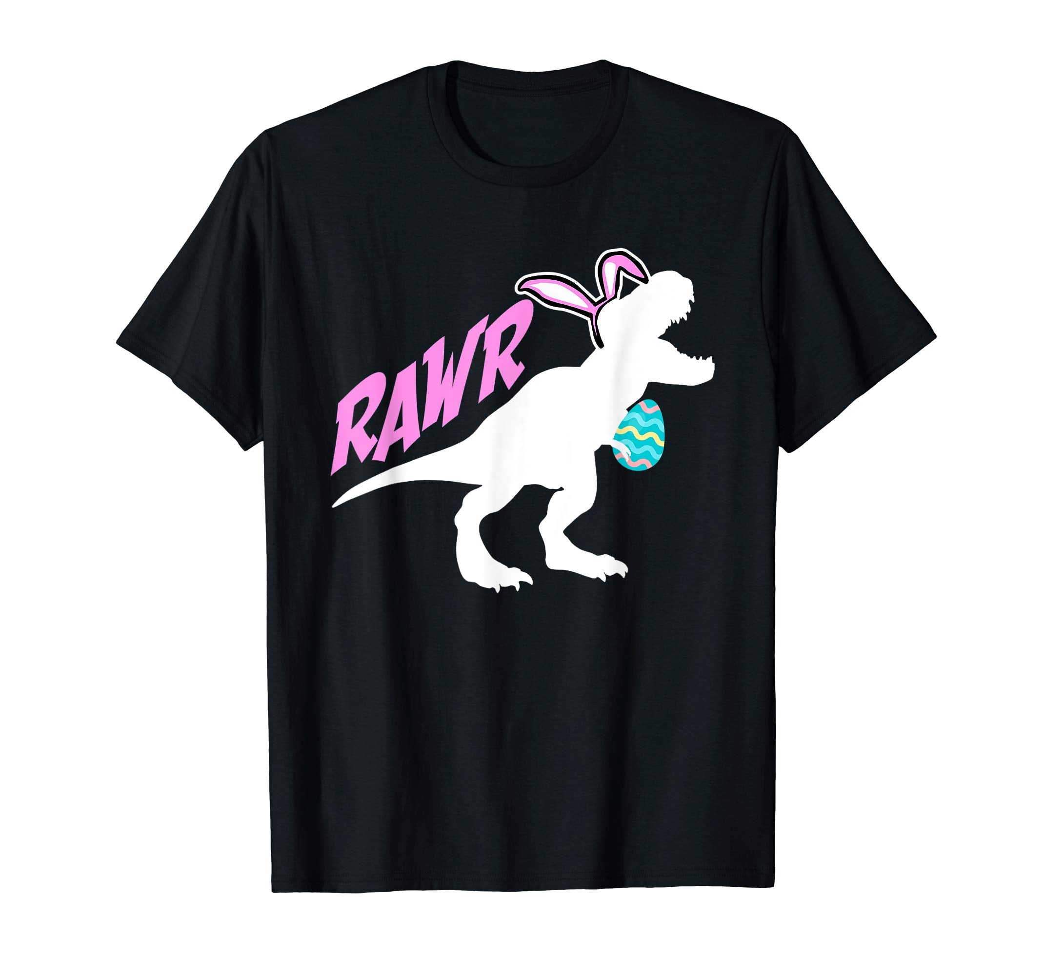 Rawr Easter Bunny Dinosaur T-Rex With Egg Easter T-Shirt