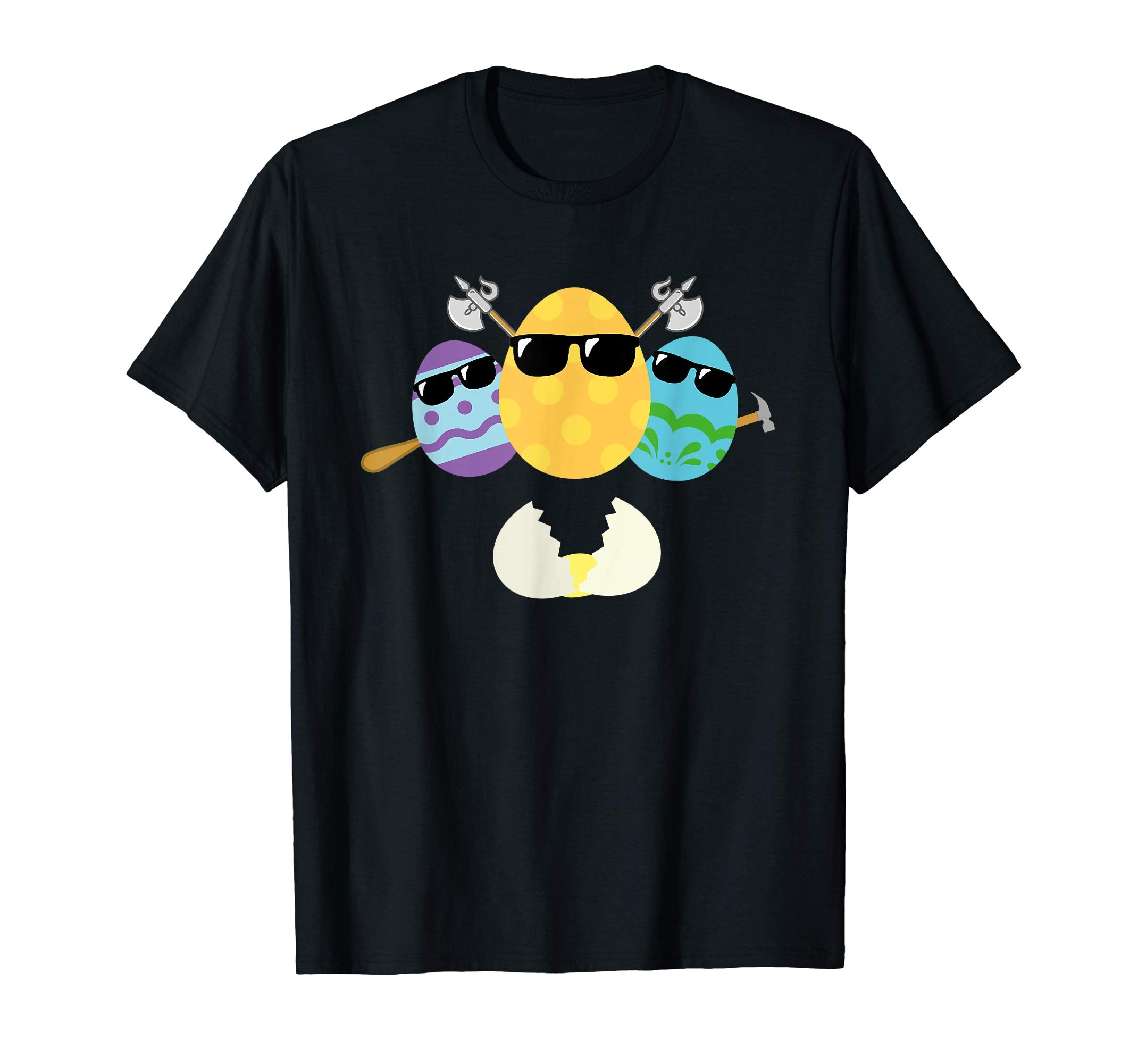 Funny Bad Easter Eggs with Sunglasses Gift T-Shirt