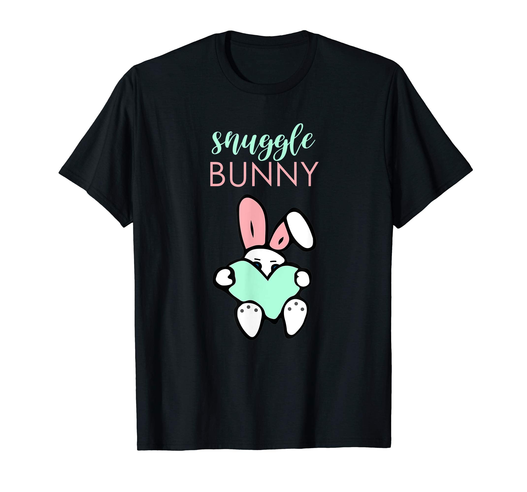 Snuggle Bunny Cute Easter Rabbit T-Shirt Bunny Heart Gift