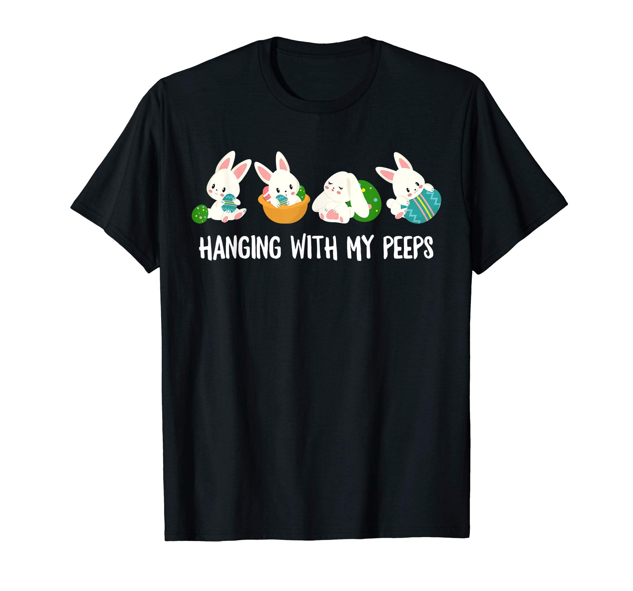 Kids Easter Shirt Hanging Peeps Girls Ladies Women Gift