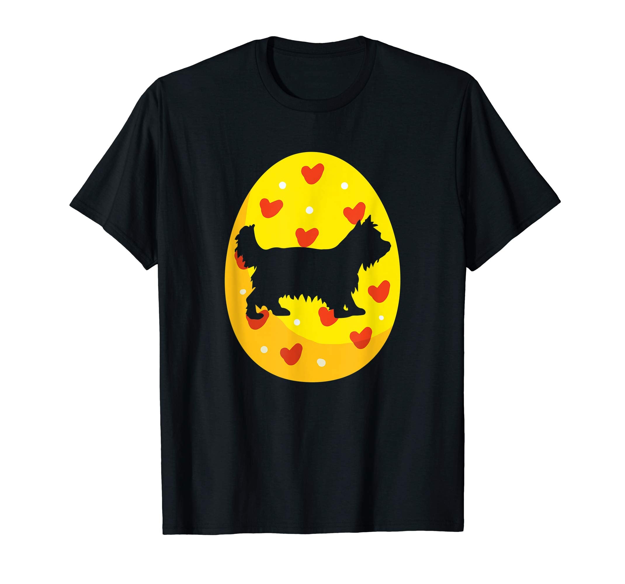 Yorkshire Terrier Easter Bunny Egg T-Shirt Dog Easter Gift