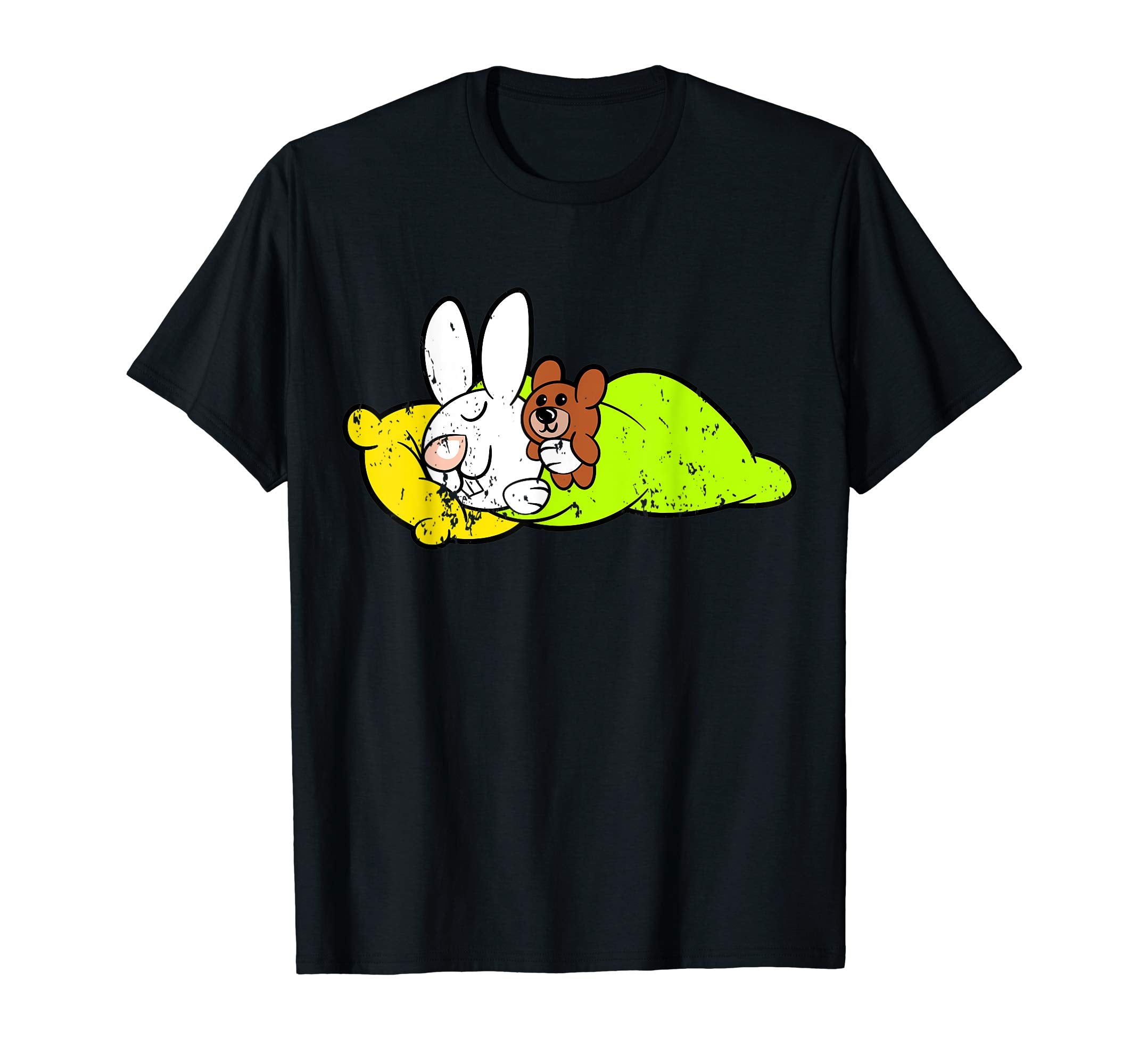 Retro Vintage Grunge Funny Cute Easter Bunny Egg Fun T-Shirt