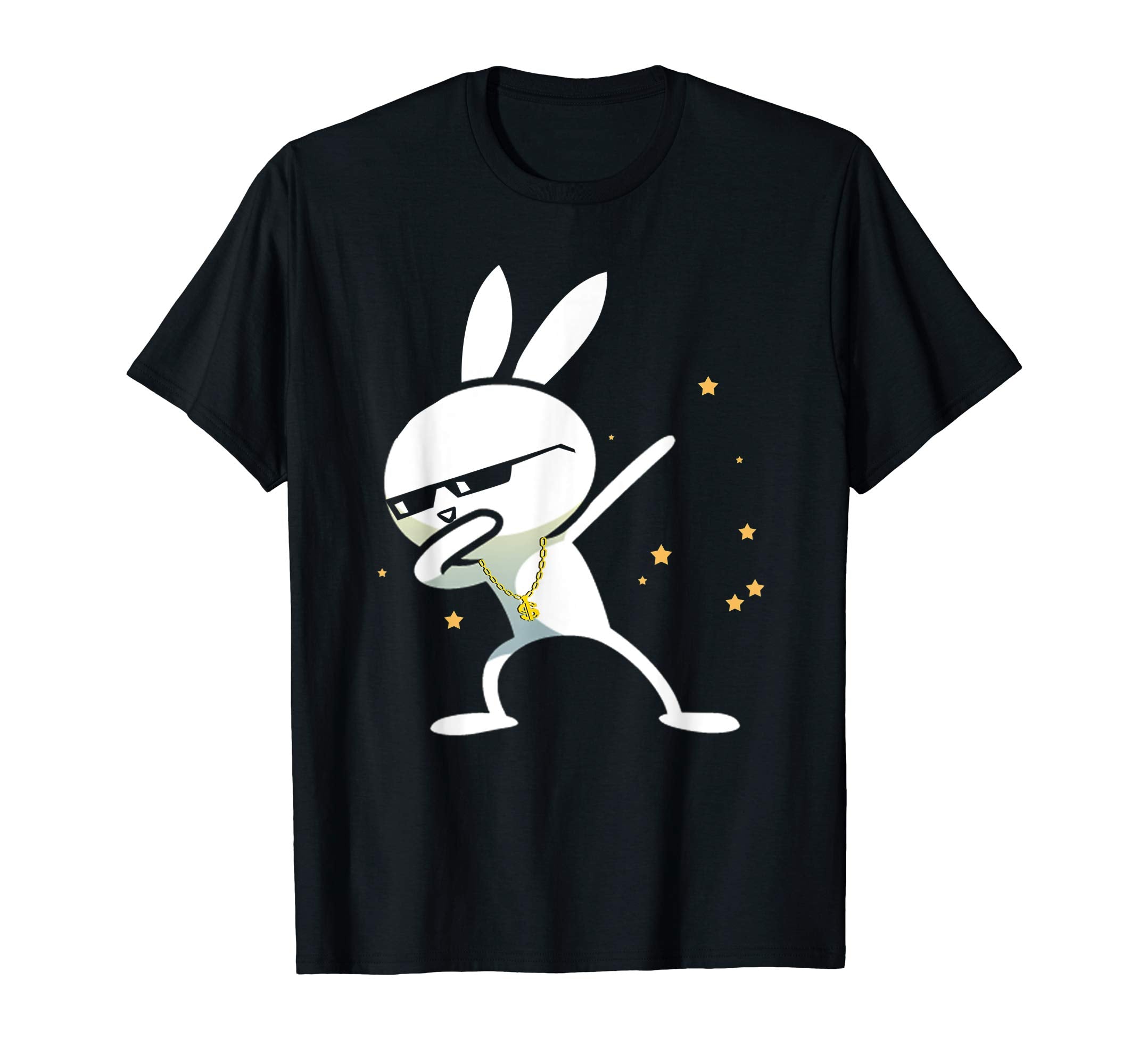 Dabbing Hip Hop Bunny Easter Shirts for Boy Girls Adults Dab