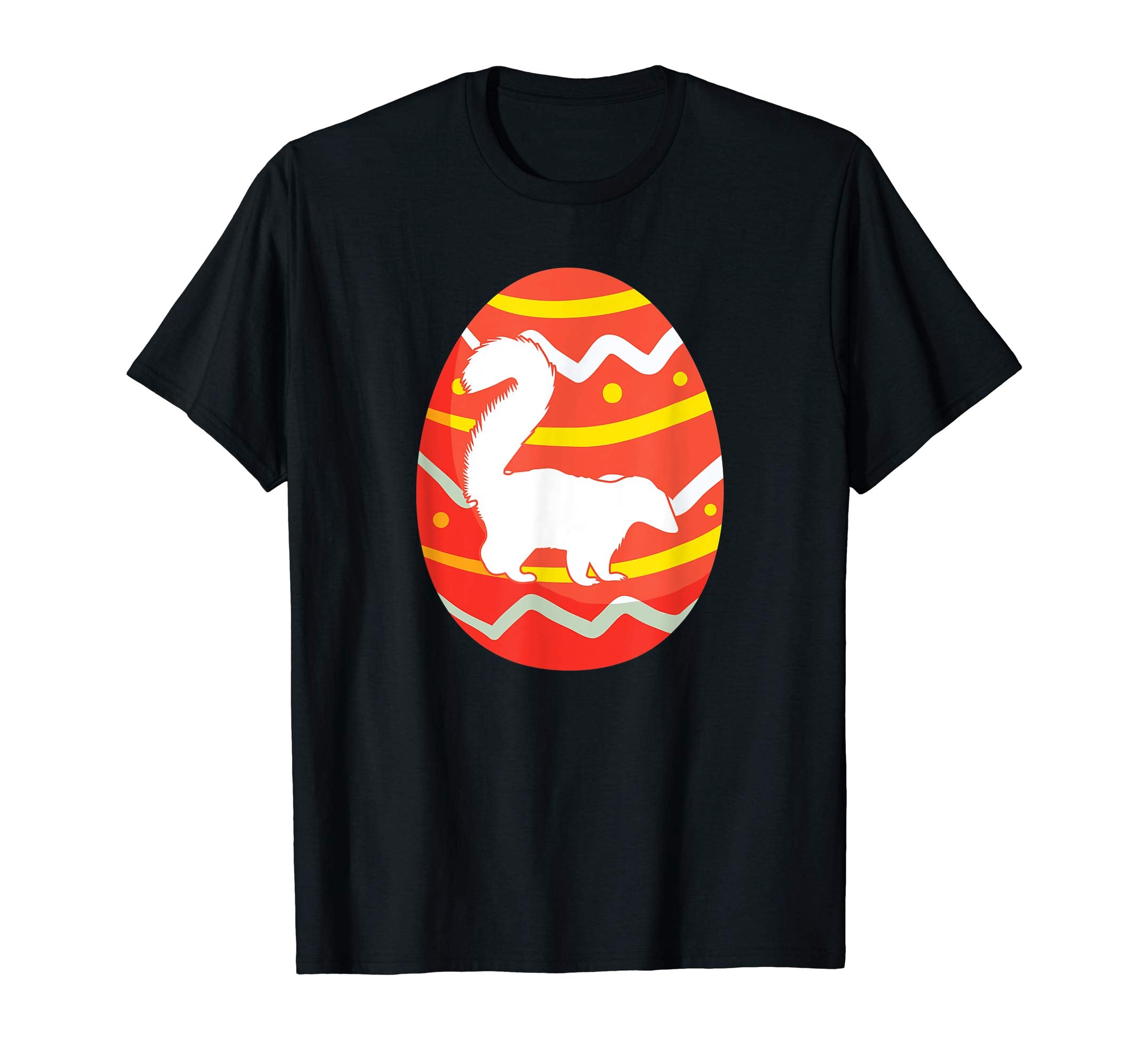 Funny Skunk Easter Egg T-Shirt Gifts for Kids Boys Girls