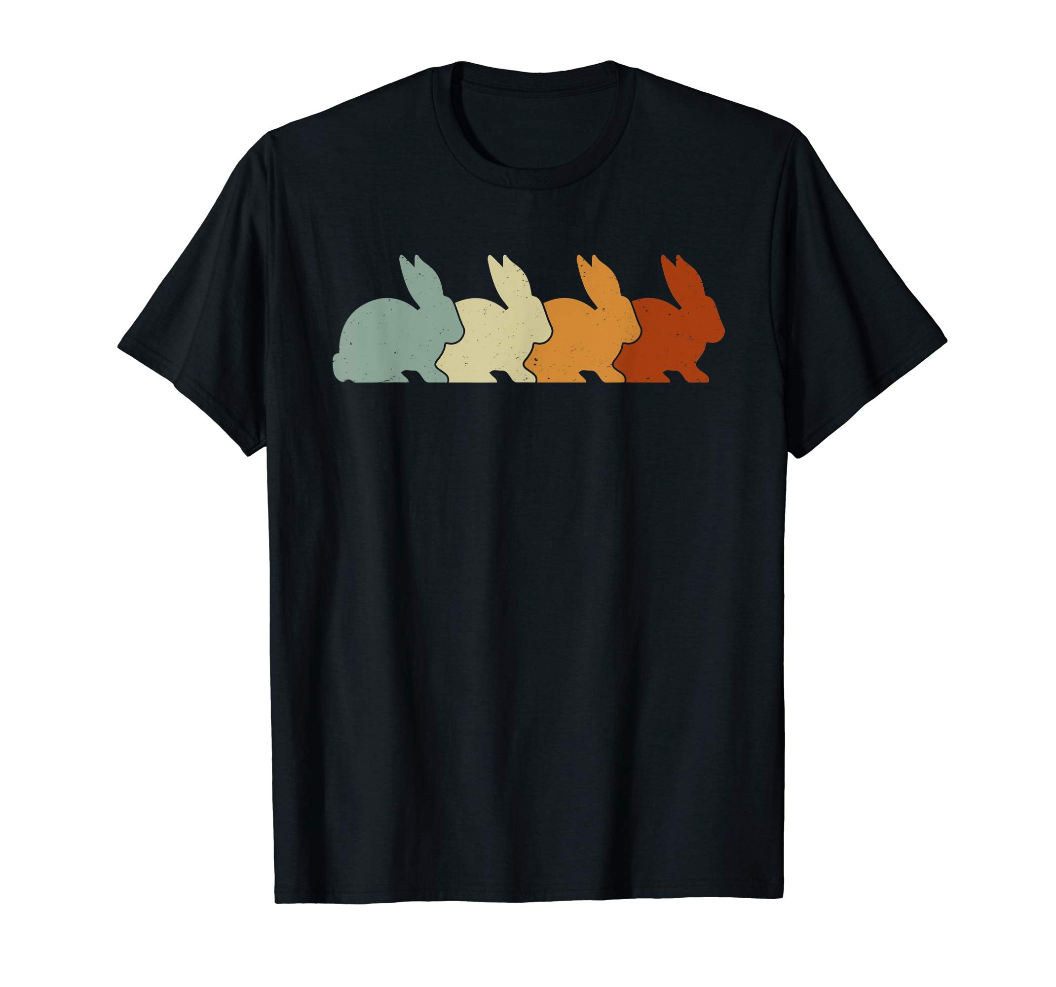 Vintage Bunny Rabbit Shirts Happy Easter Gifts Adults Kids