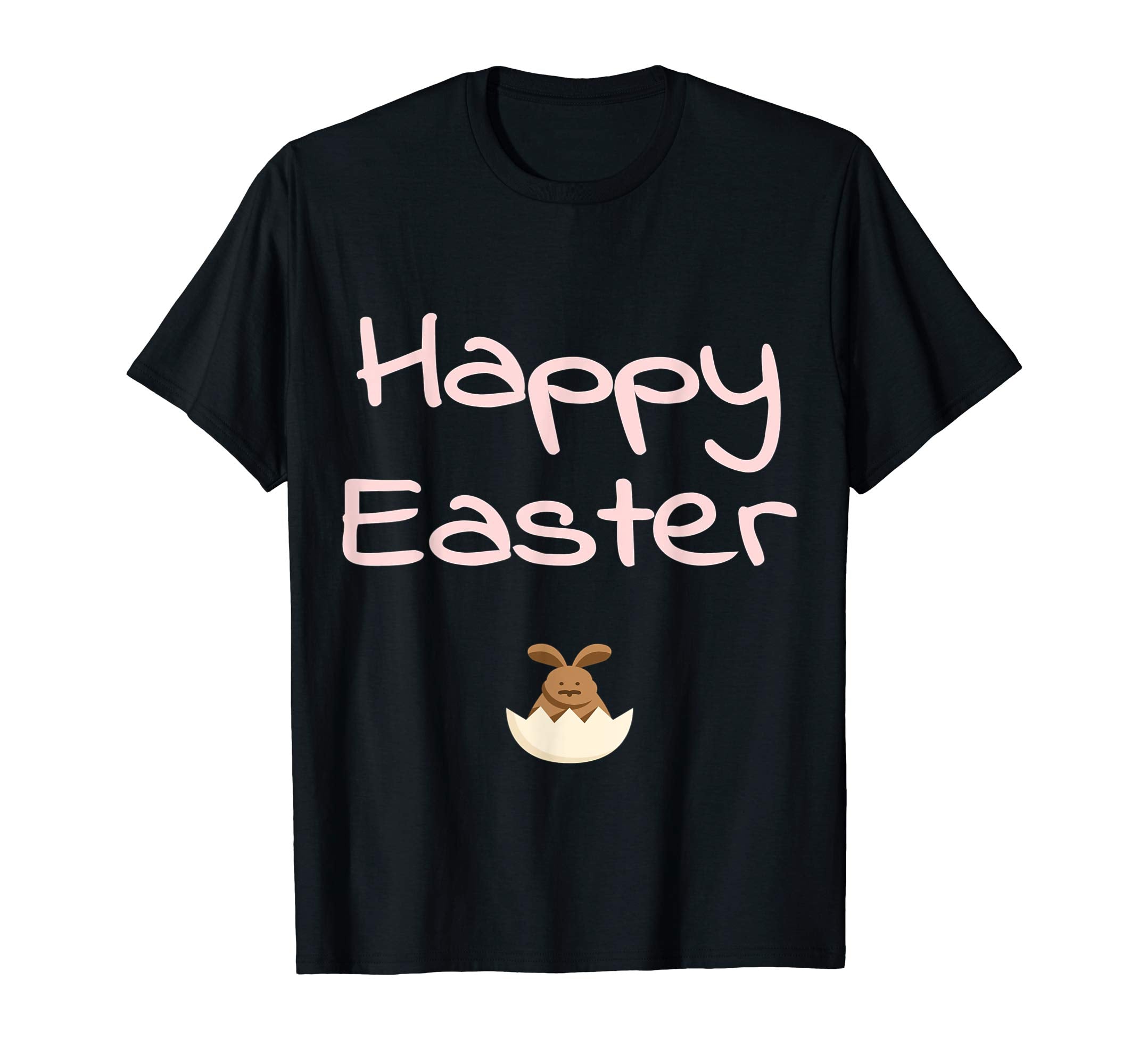 Happy Easter T Shirt with Easter bunny
