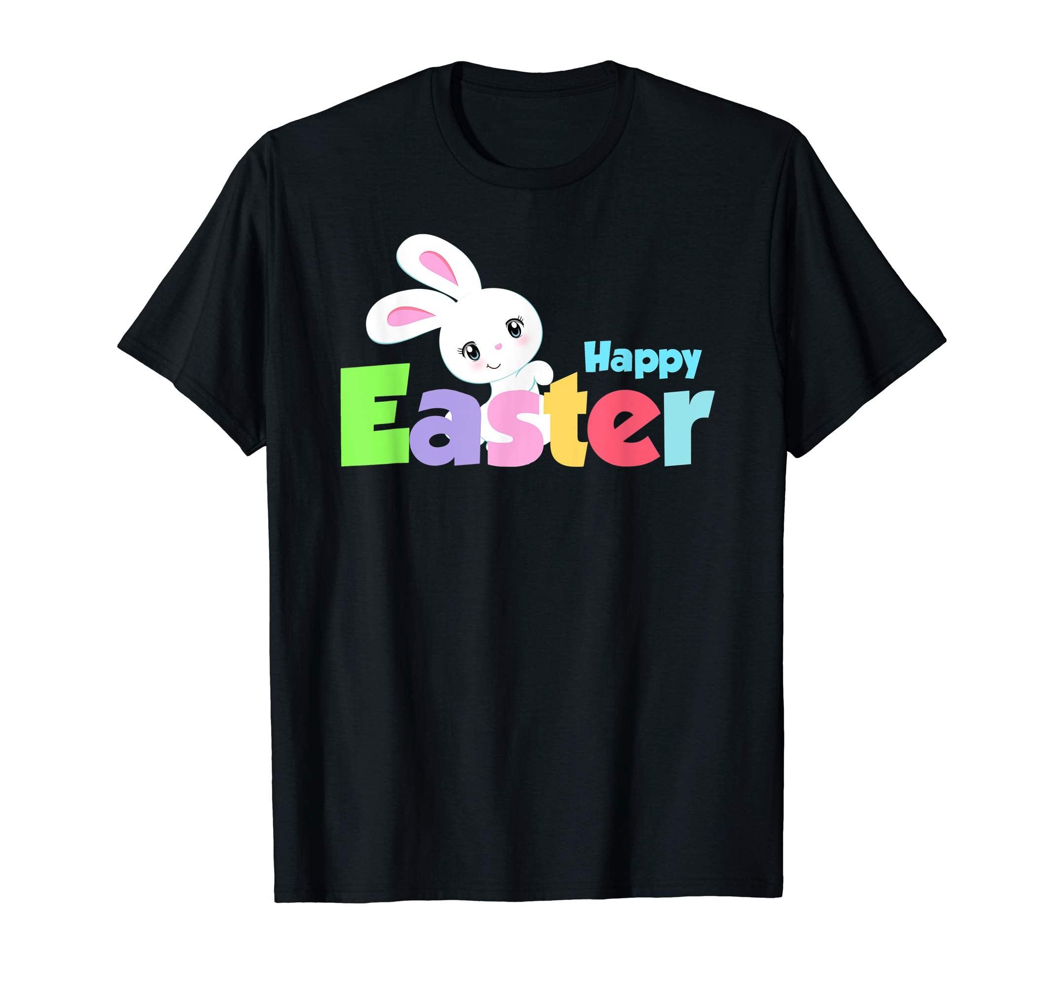 HAPPY EASTER Bunny T-Shirt Girls Kids Toddlers Love Bunnies