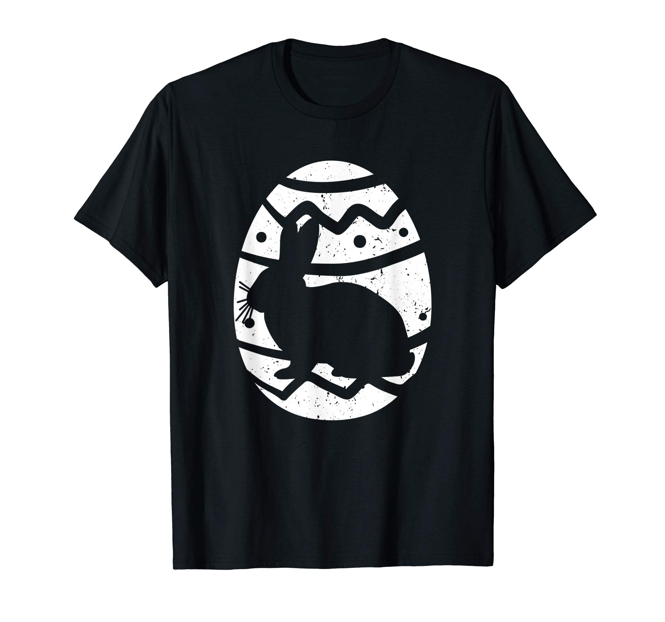 Vintage Rabbit Happy Easter Egg T-Shirt Bunny Easter Gift