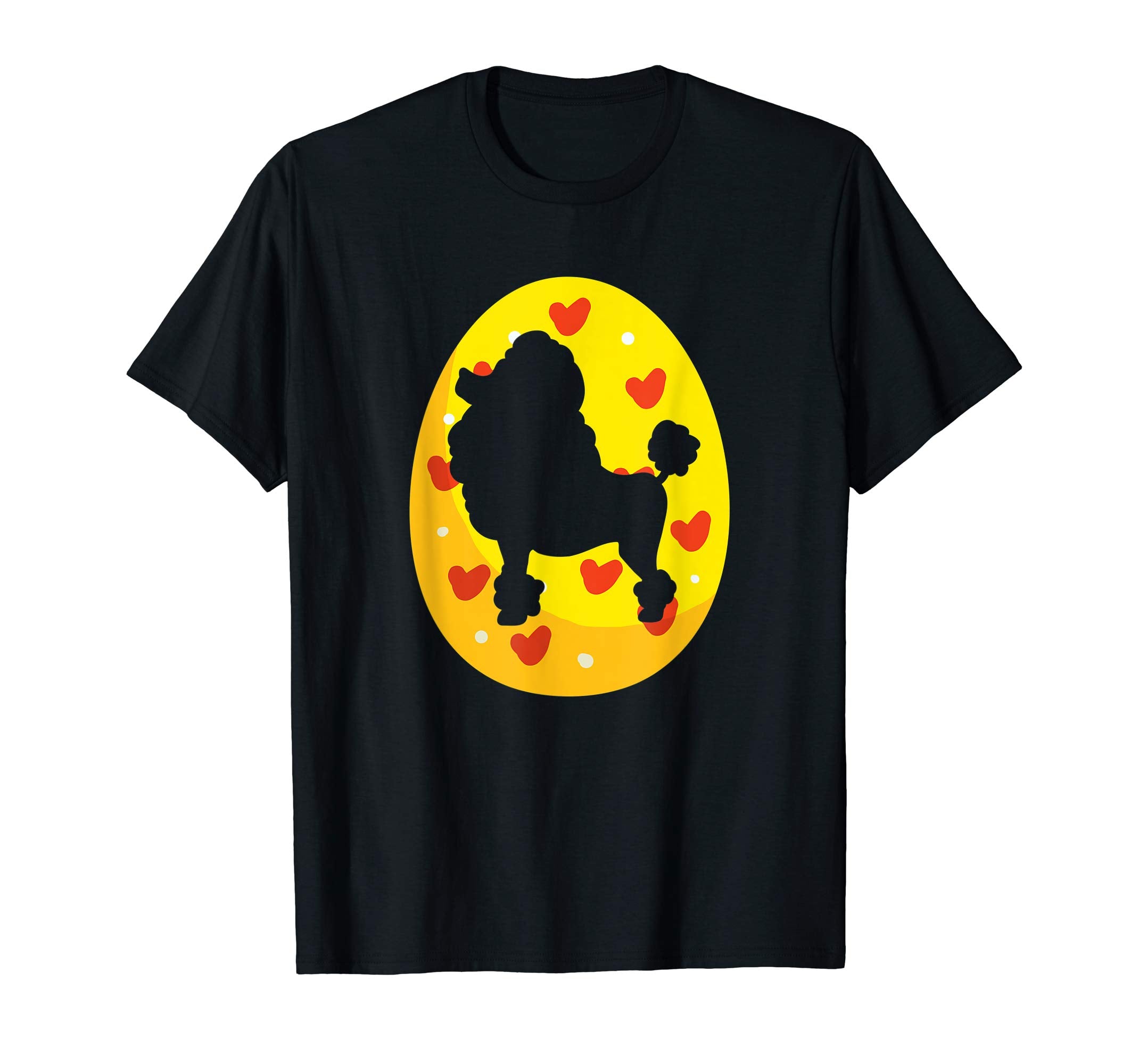 Poodle Easter Bunny Egg T-Shirt Dog Easter Gift