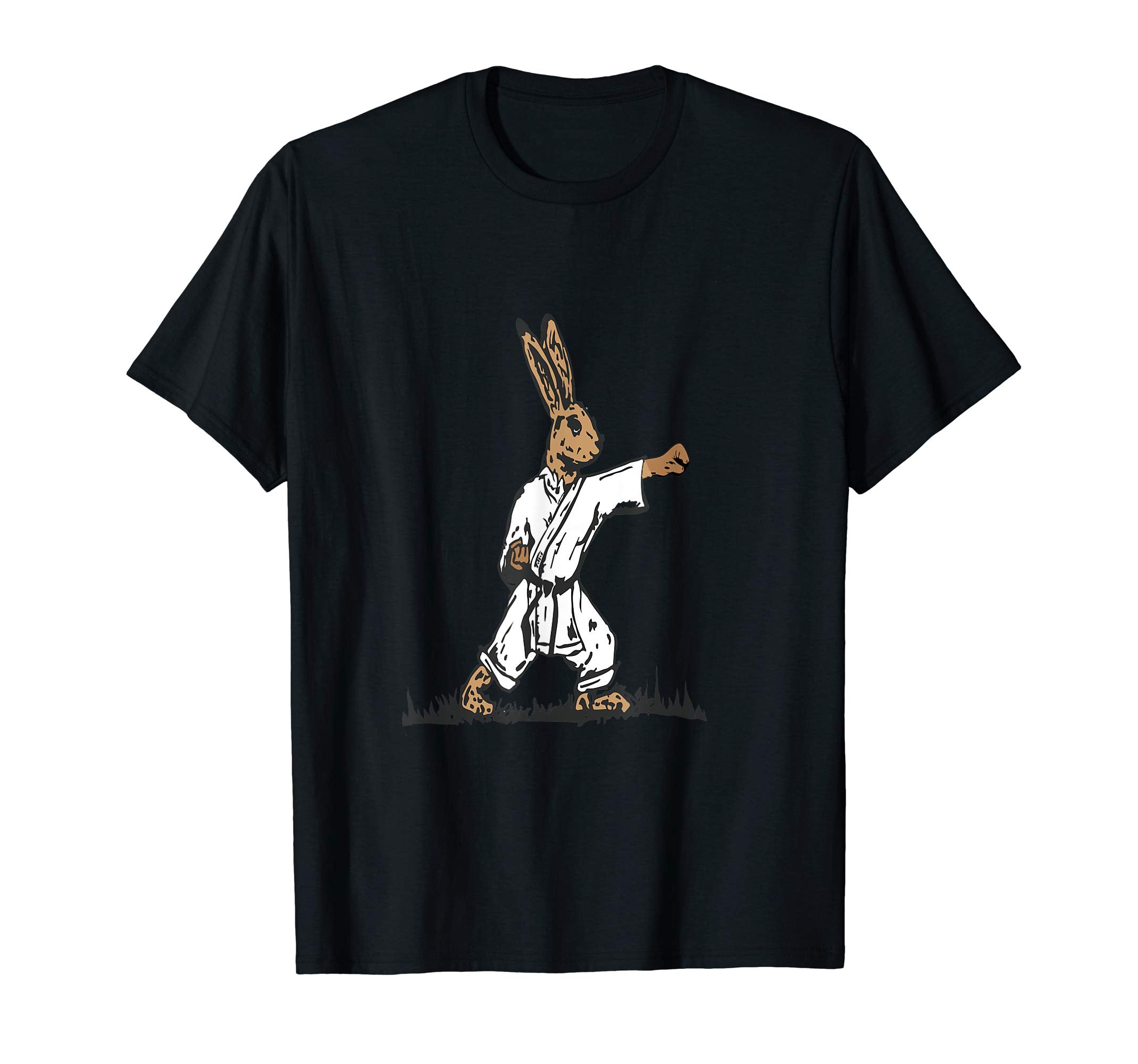 Easter Chocolate Bunny In Karate Gi T-Shirt