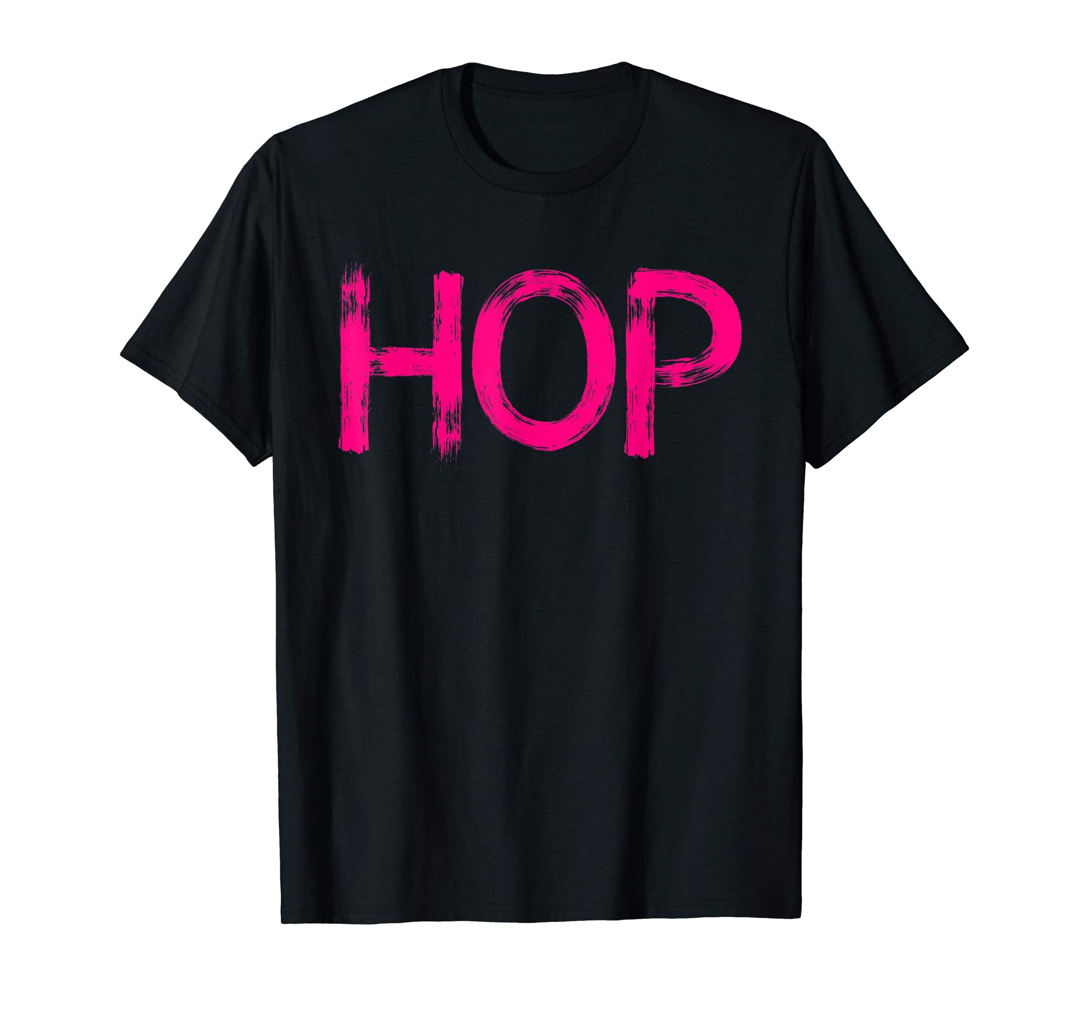 Hop T-shirt Easter Bunny Day Funny Pink Art Meme Tshirt