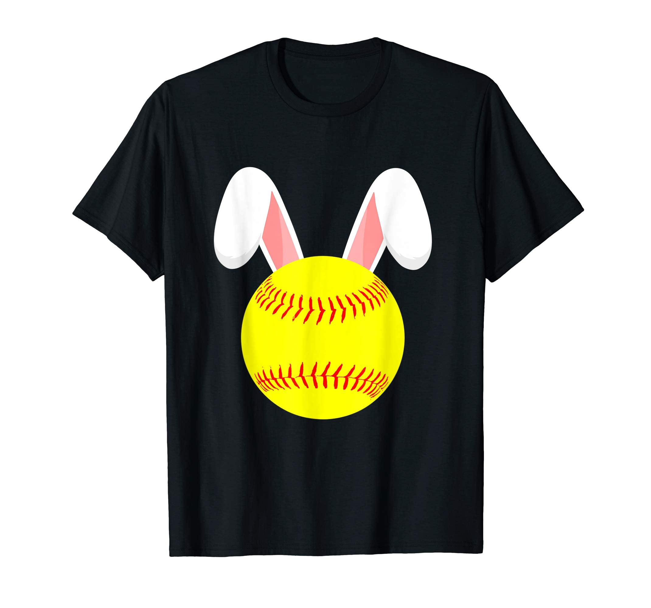 Softball Easter Bunny Egg T-Shirt Funny For Men Women