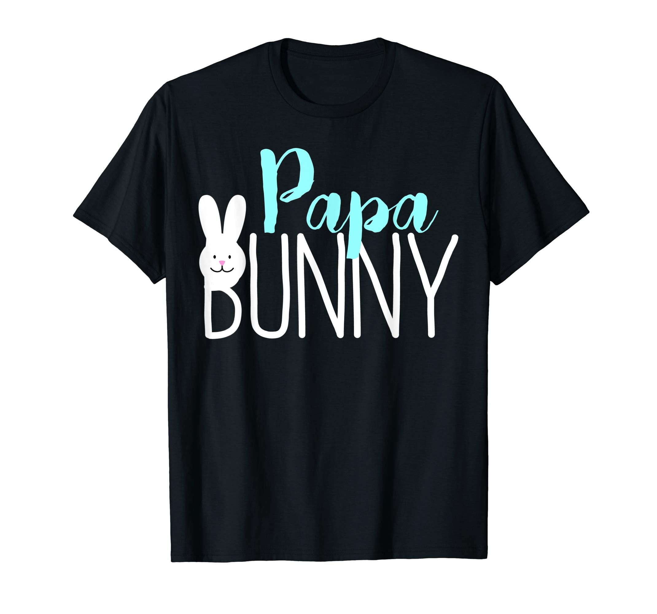 Mens Matching Family Group Easter TShirt Papa Bunny
