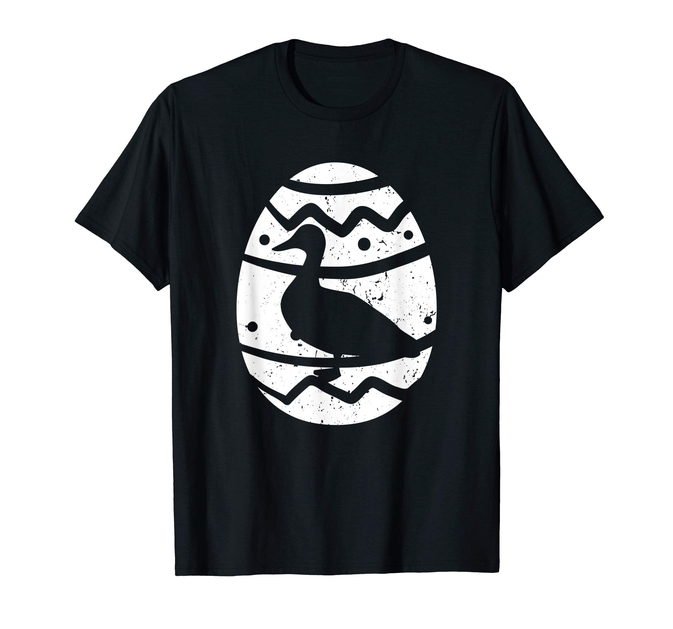 Vintage Duck Happy Easter Egg T-Shirt Duck Easter Gift