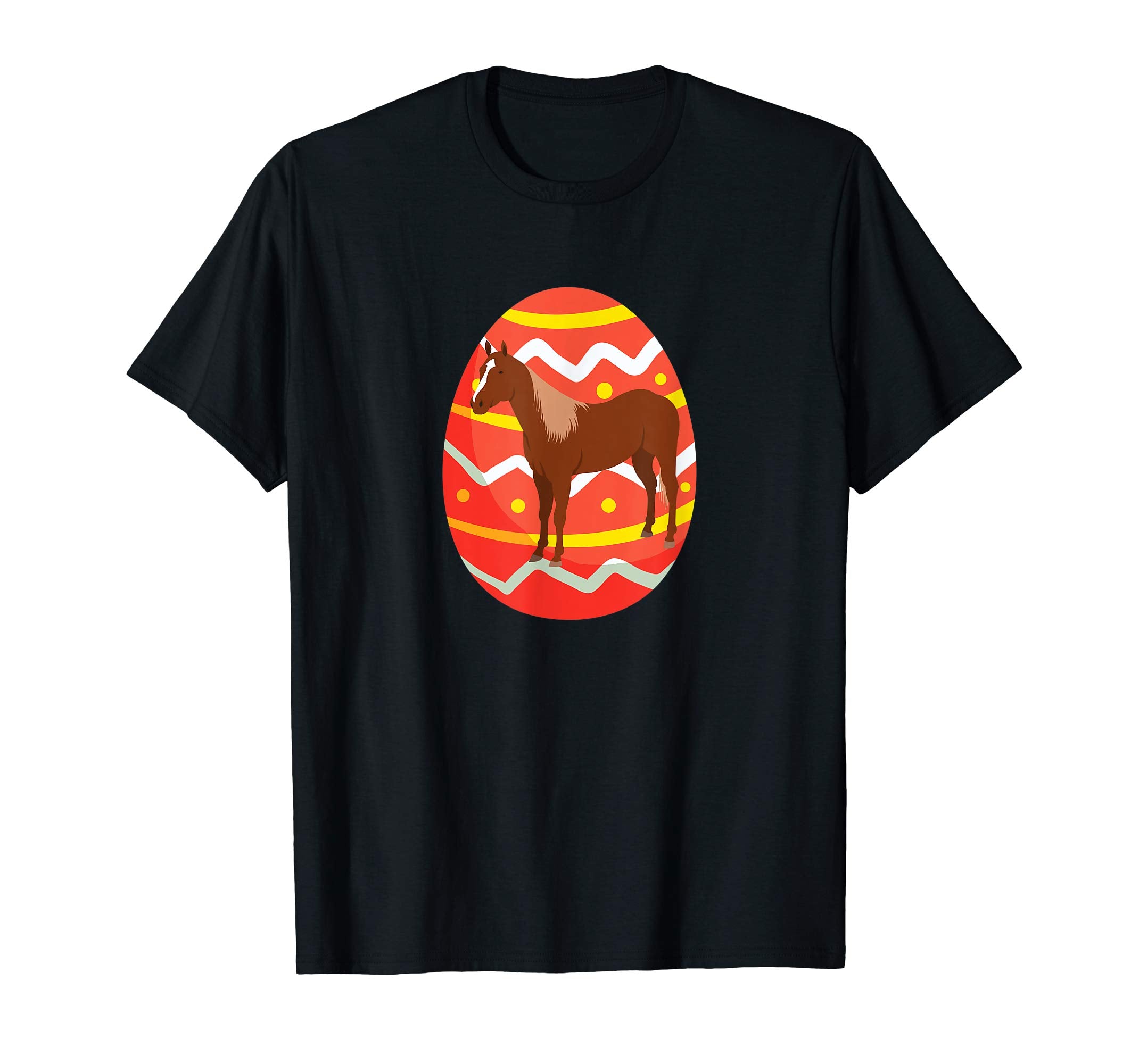 Funny Horse Easter Eggs T-Shirt Gifts for Kids Boys Girls