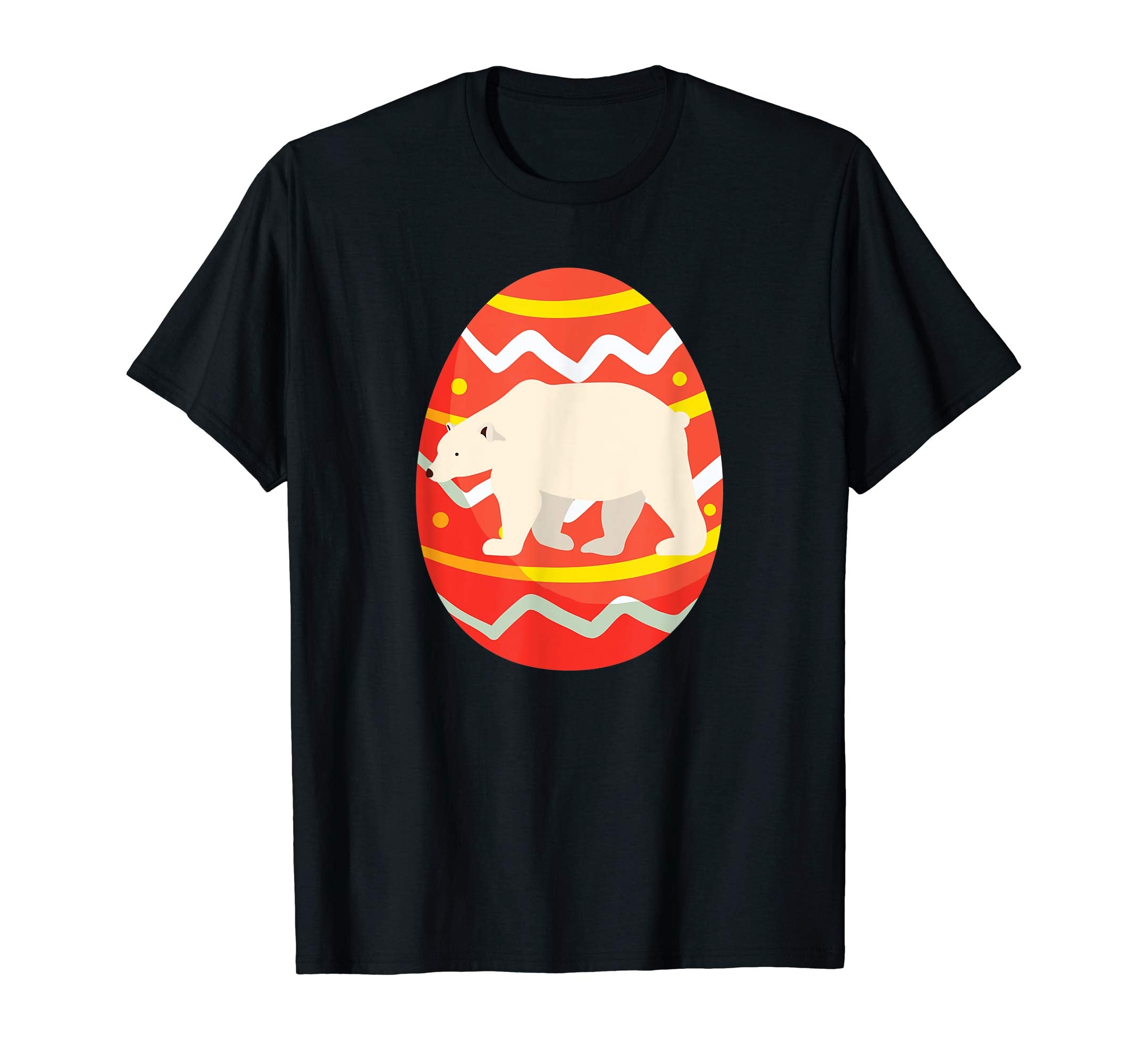 Funny Polar Bear Easter Eggs Shirt Gifts for Kids Boys Girls