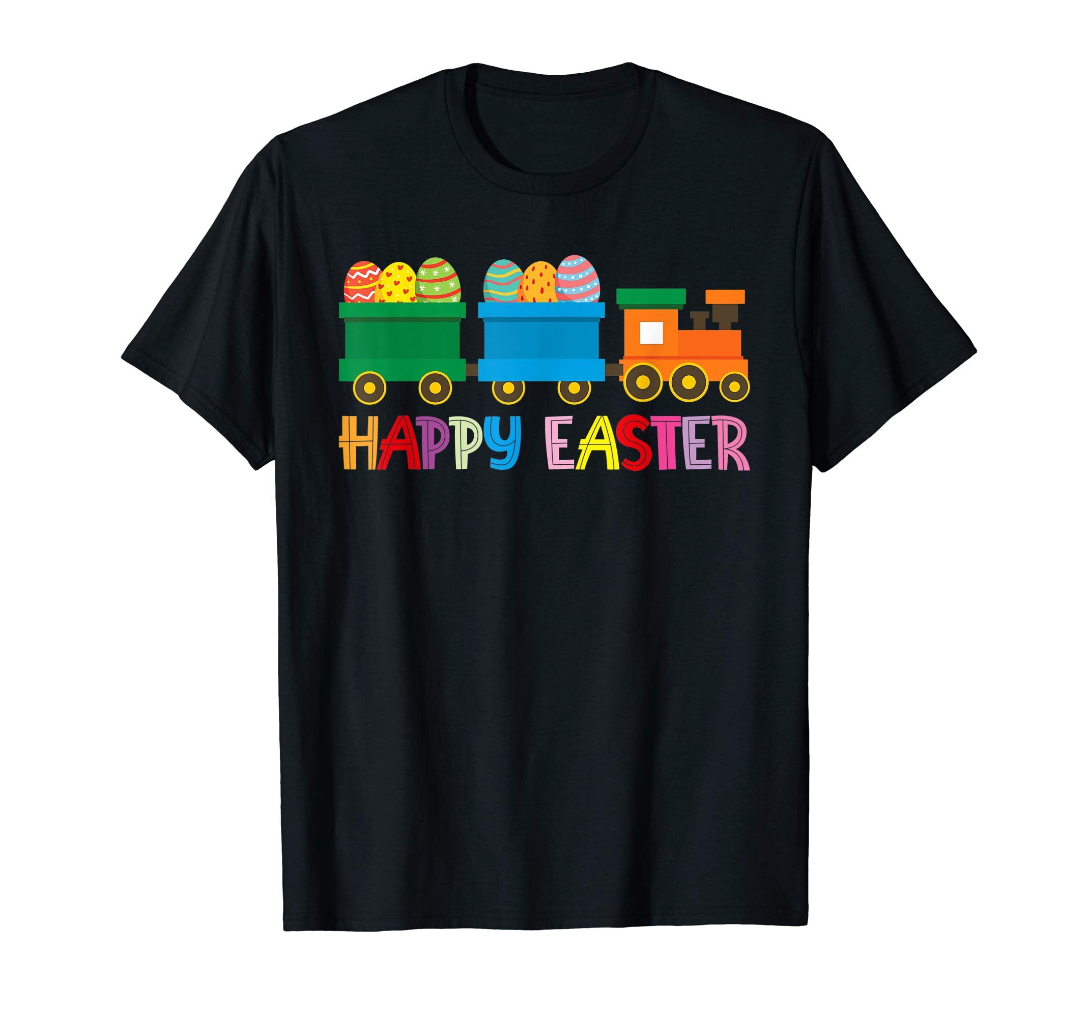 Happy Easter Train Egg Hunt Kid Boys Girls Outfit Gift Shirt