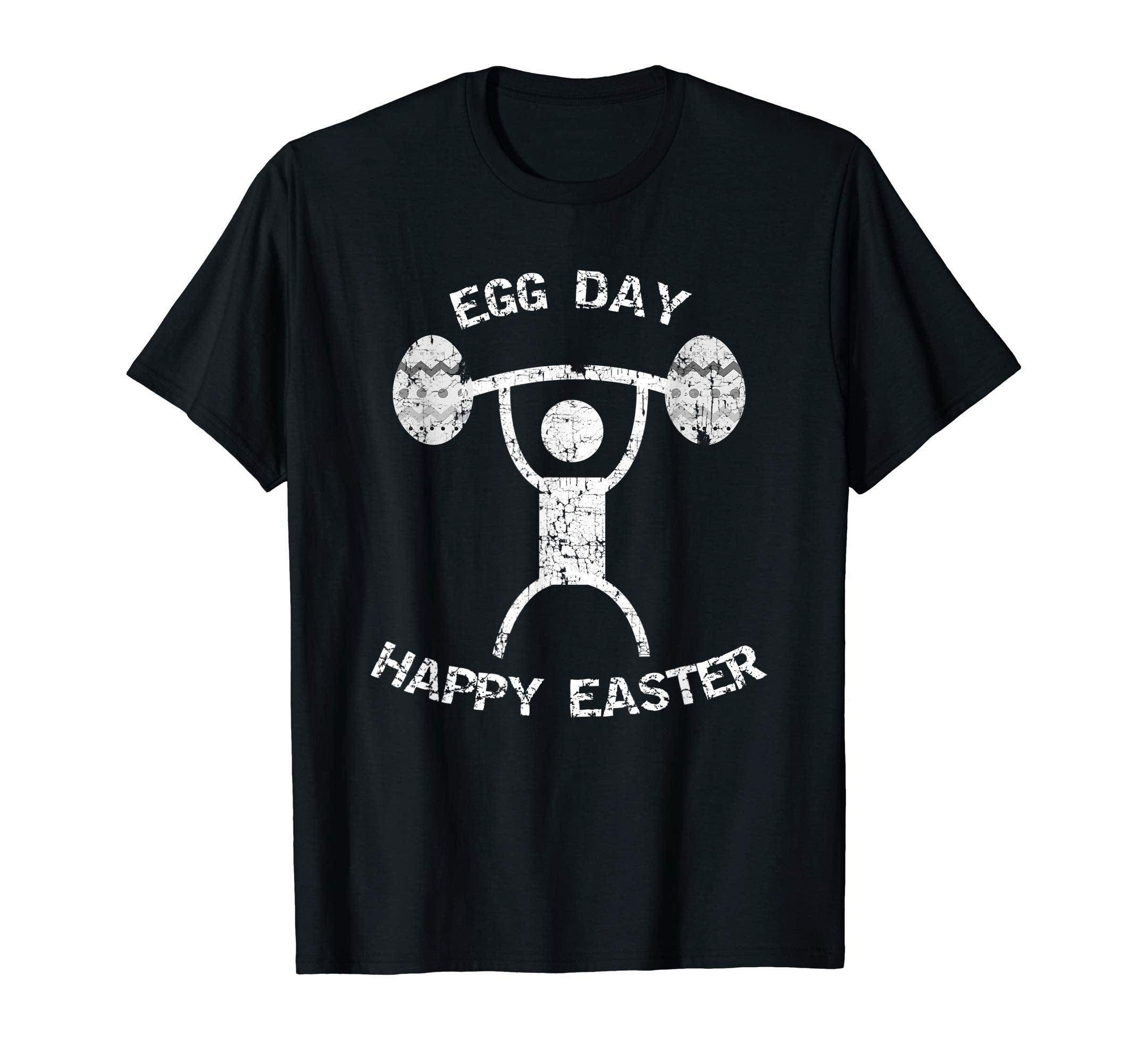 Egg Day Happy Easter Weight Lifting Bodybuilder T-Shirt
