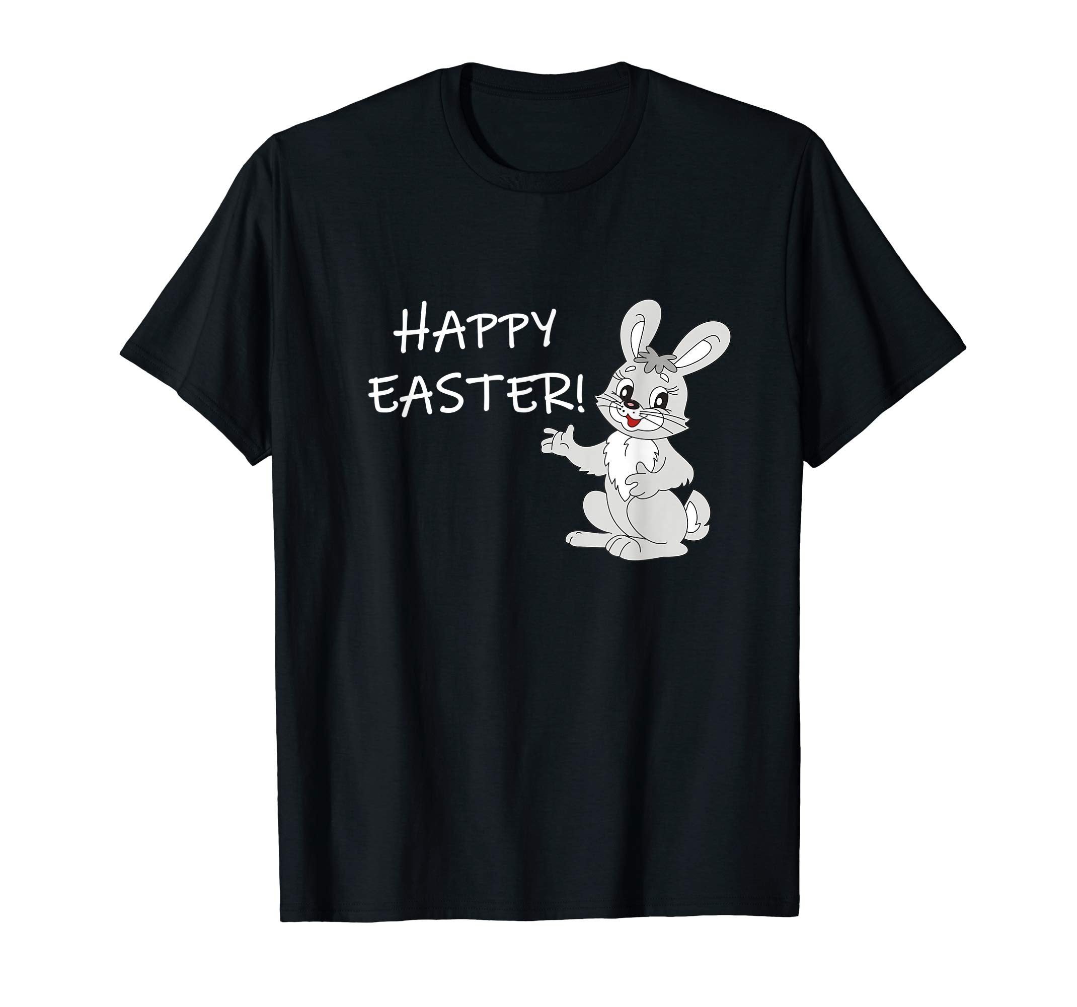 HAPPY EASTER Bunny rabbit t-shirt Kids Women Girls Gift