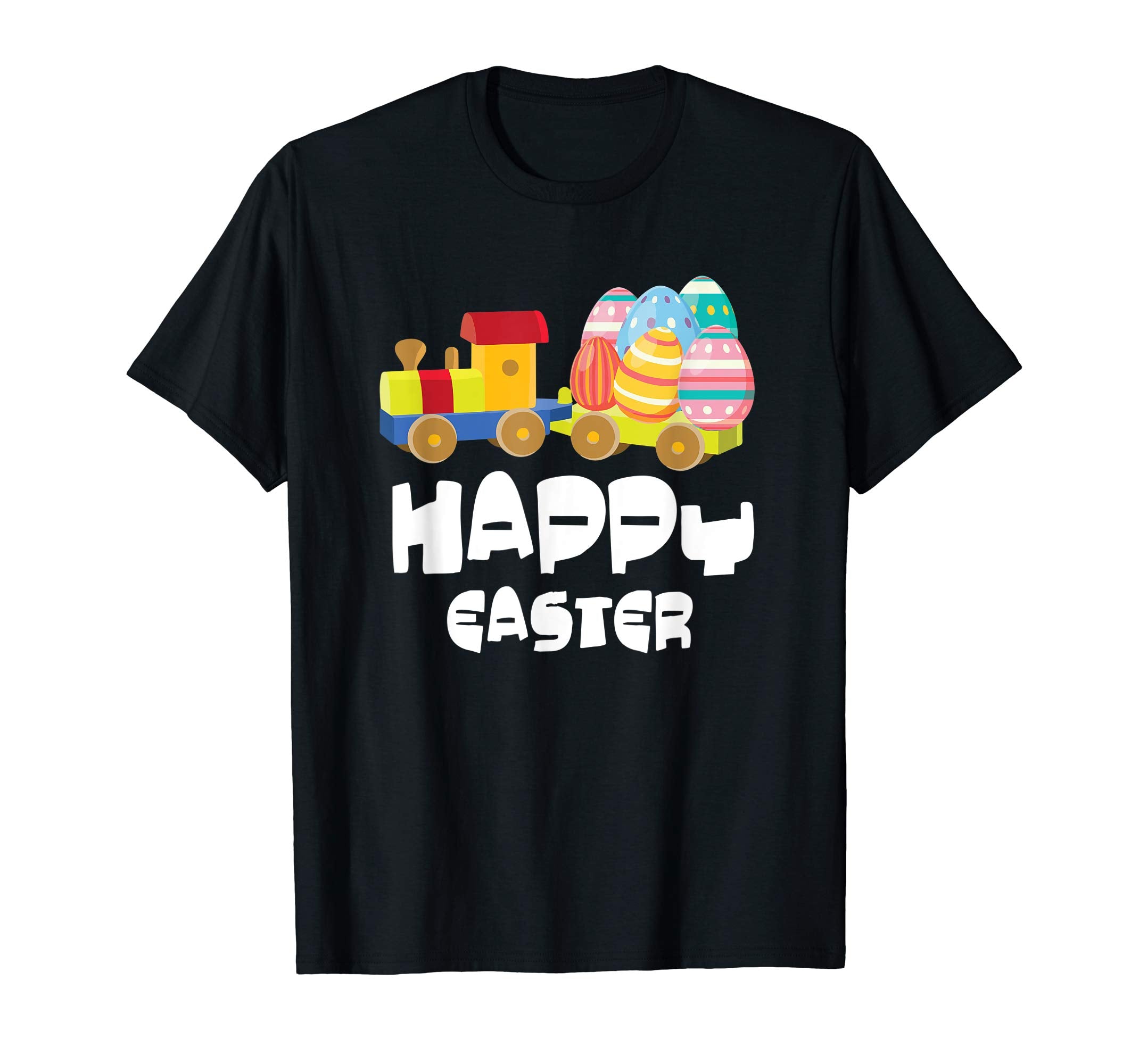 Easter Egg Hunt Kids Gift Happy Easter Train T-Shirt