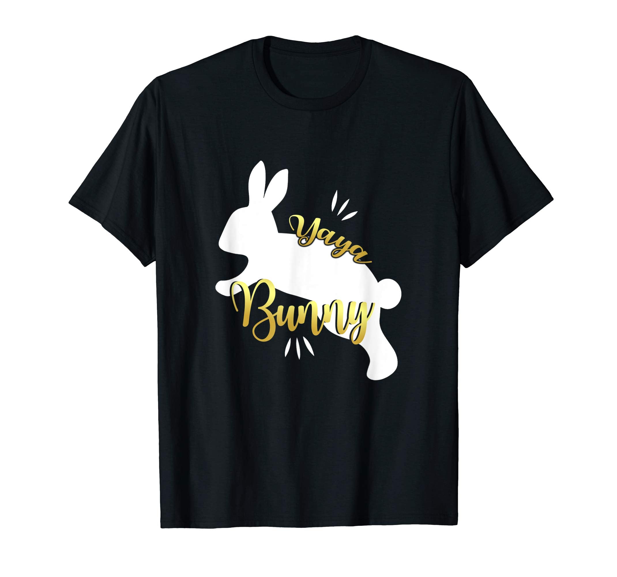 Yaya Easter Bunny Funny T-Shirt Cute Bunnies Lover Gift Tee