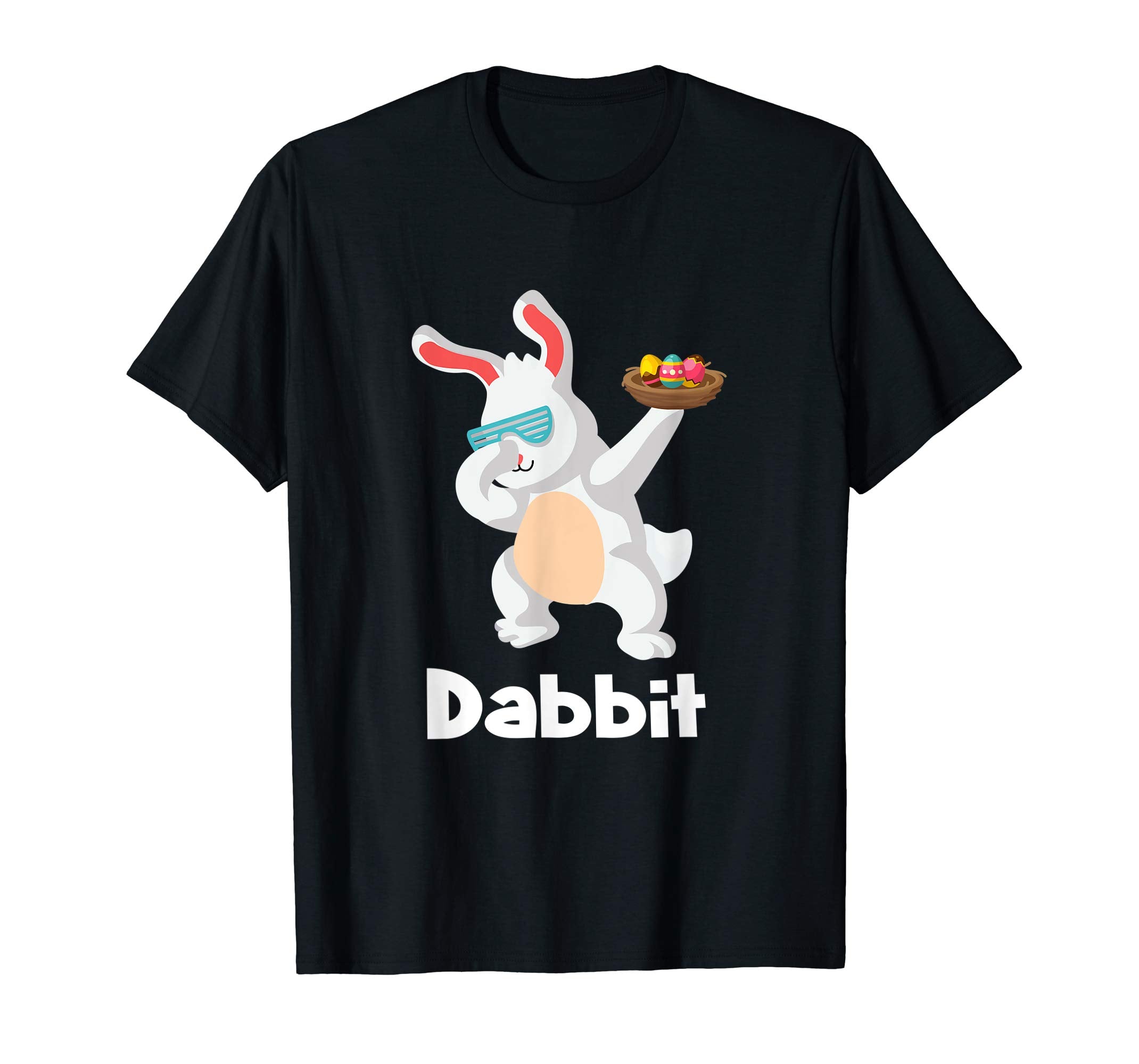 Easter Dabbit T-Shirts For Kids Dabbing Easter Bunny Shirt