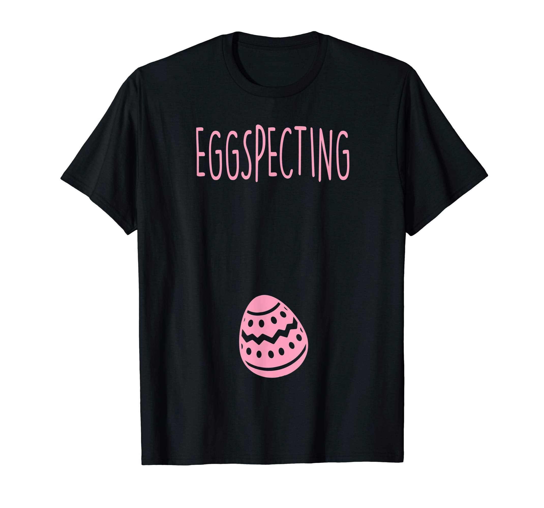 Woman's Easter Eggspecting Funny Pregnancy Announce T-Shirt