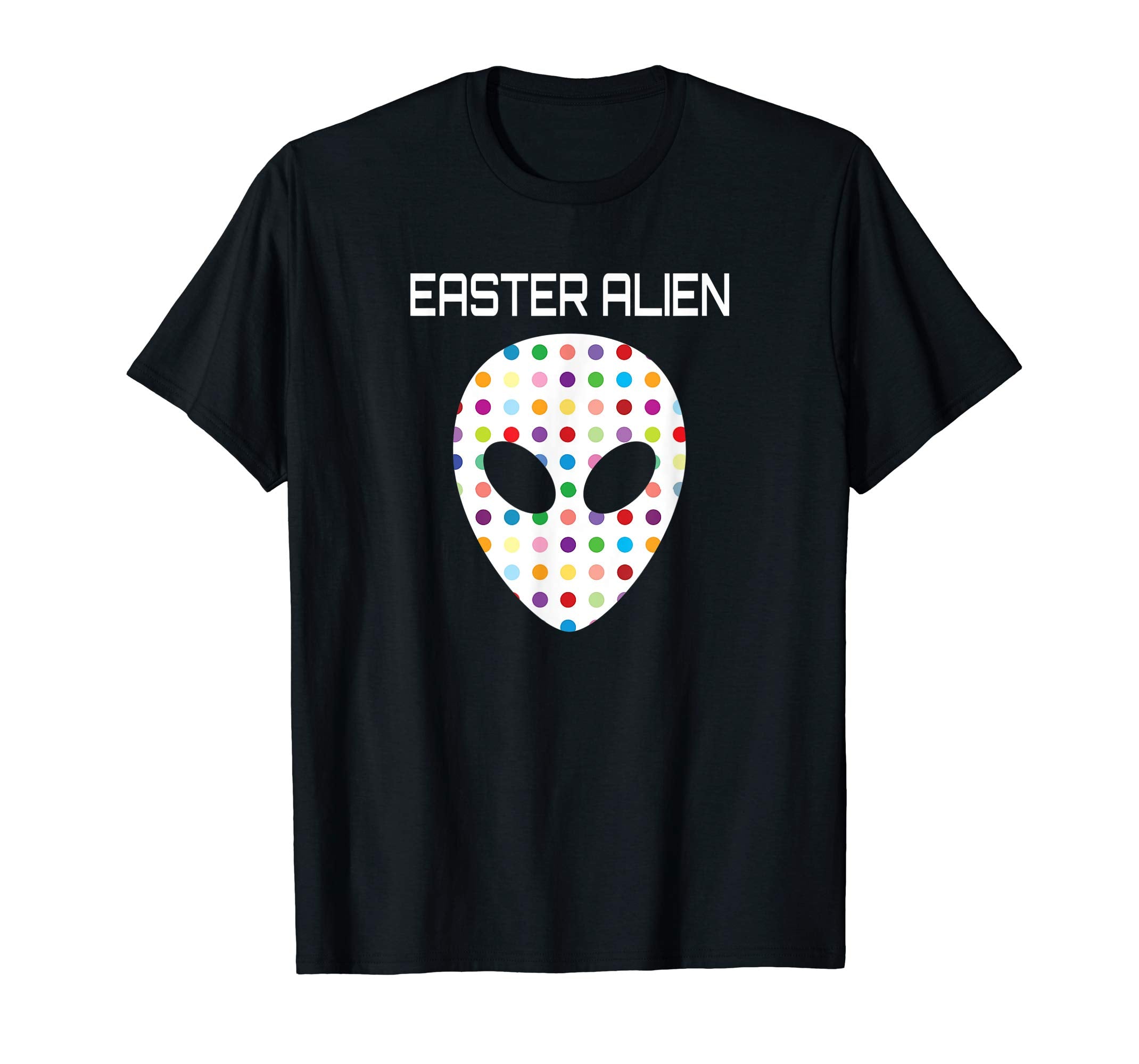 Easter Alien Tshirt Gift Colorful Camouflaged Alien Tee