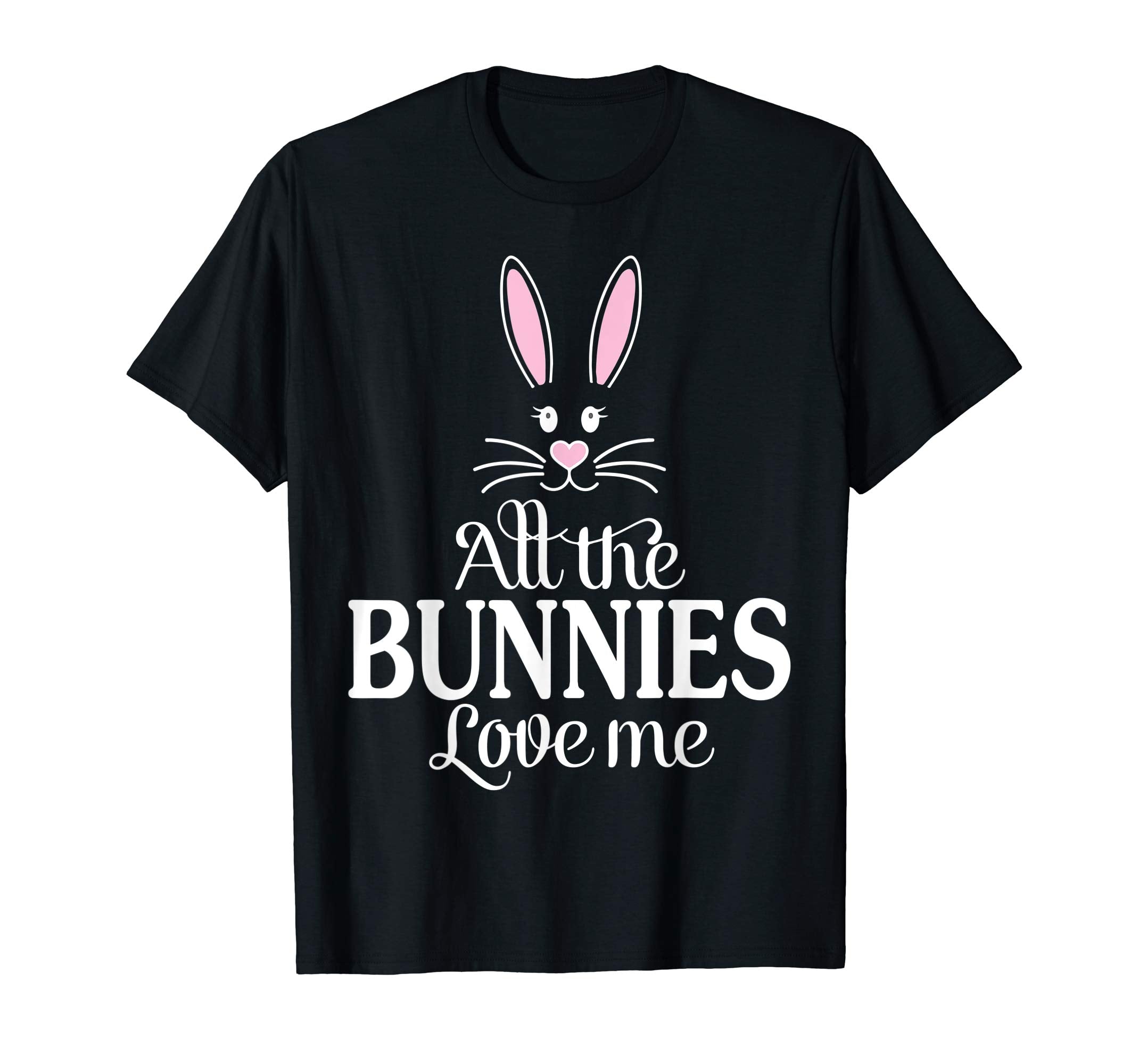 Reb Bunny Ear All The Bunnies Love Me Happy Easter Shirt