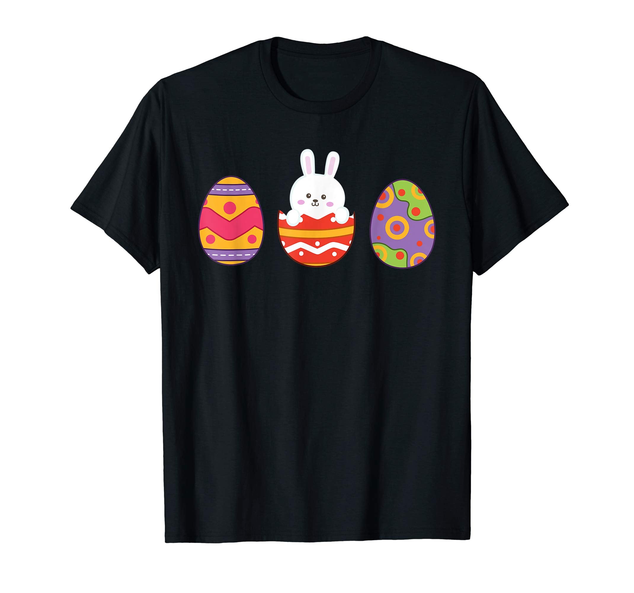 Funny Bunny Easter Shirt Rabbit Eggs Kids Girls Gift