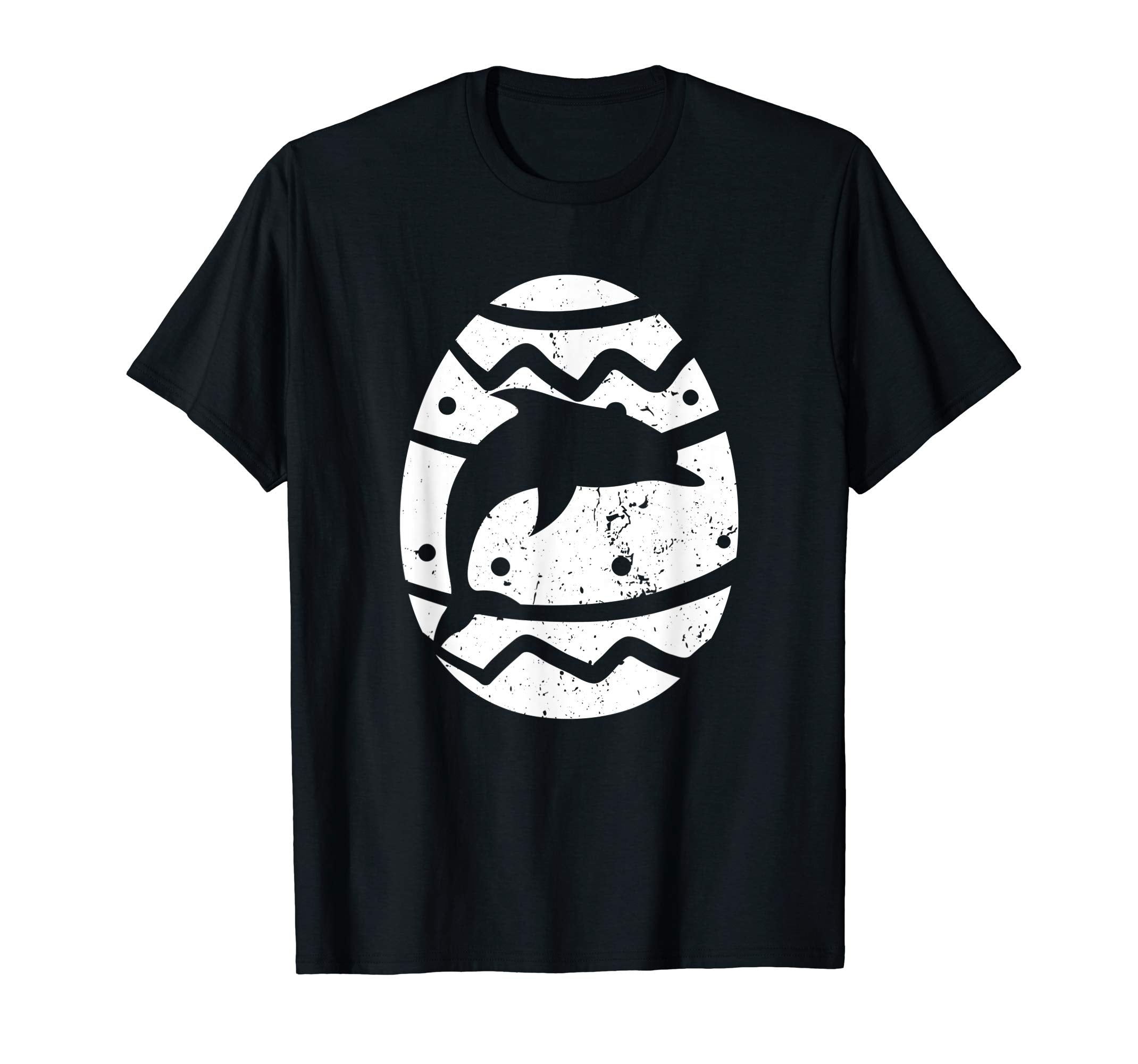 Vintage Dolphin Easter Egg T-Shirt Funny Dolphin Easter Gift