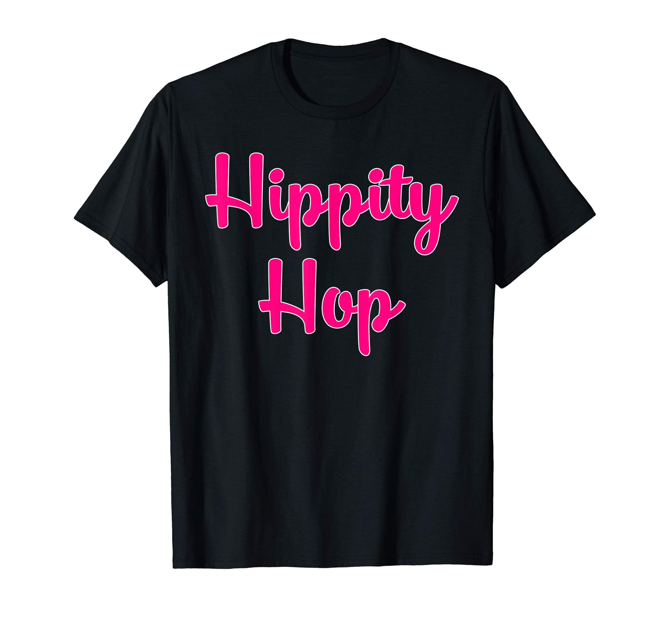 Hippity Hop Shirt Easter Meme Funny Gift Pink Graphic Tee