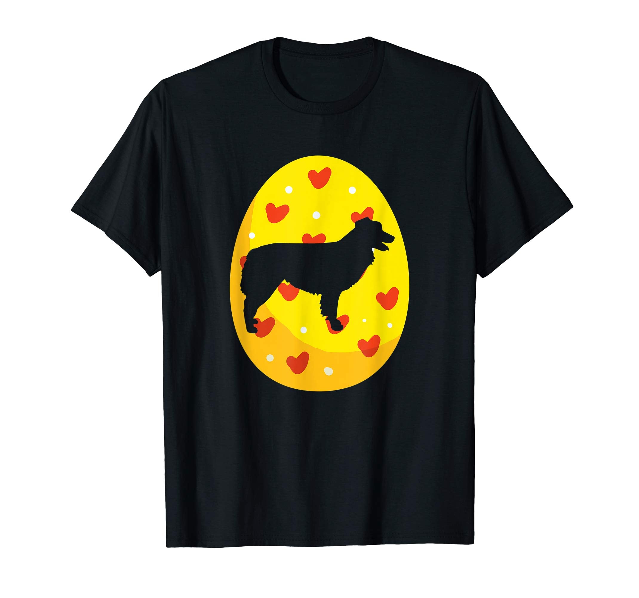 Australian Shepherd Easter Bunny Egg T-Shirt Dog Easter Gift