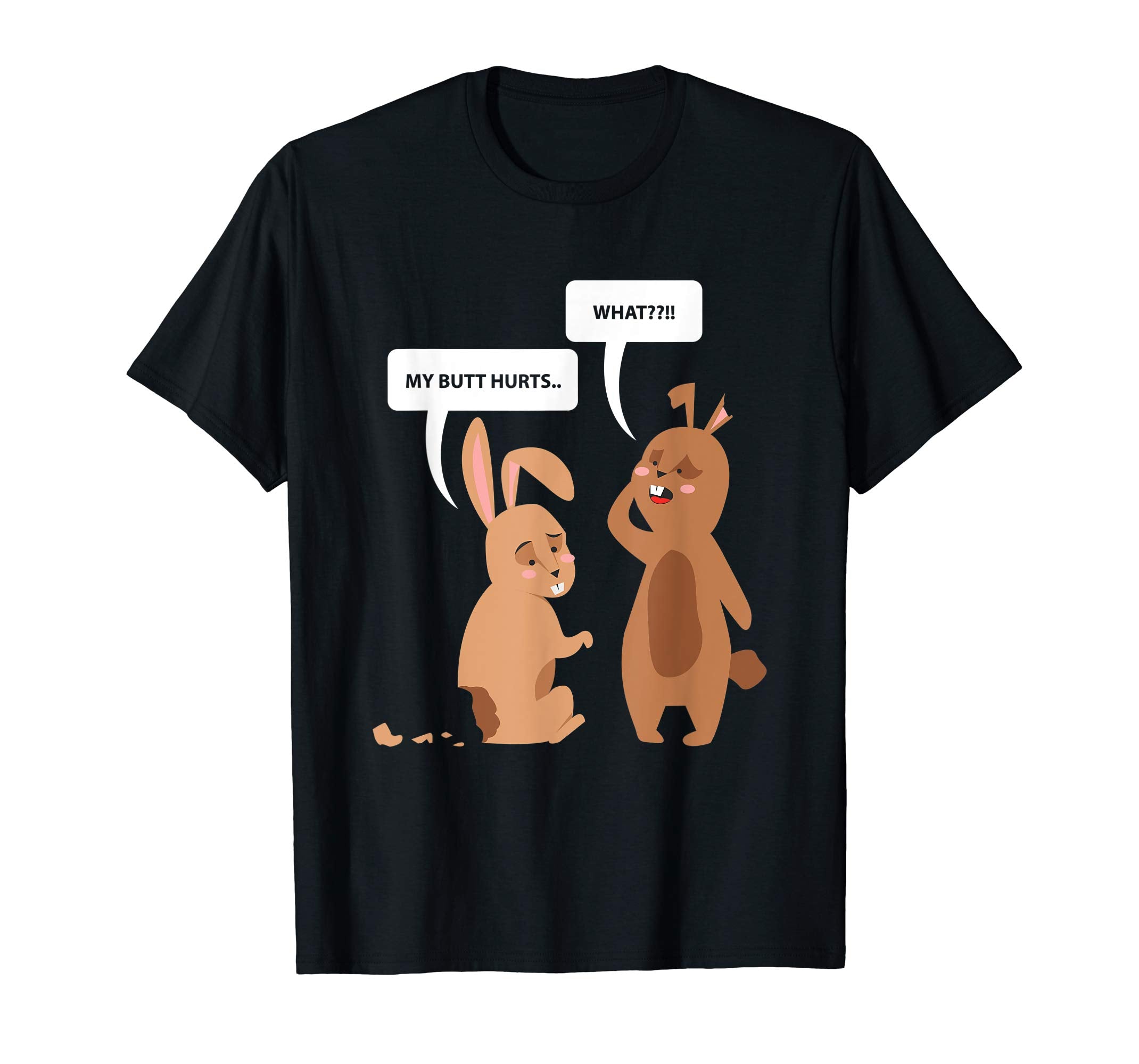 My Butt Hurts T-Shirt Funny Easter Bunny Rabbit Gift