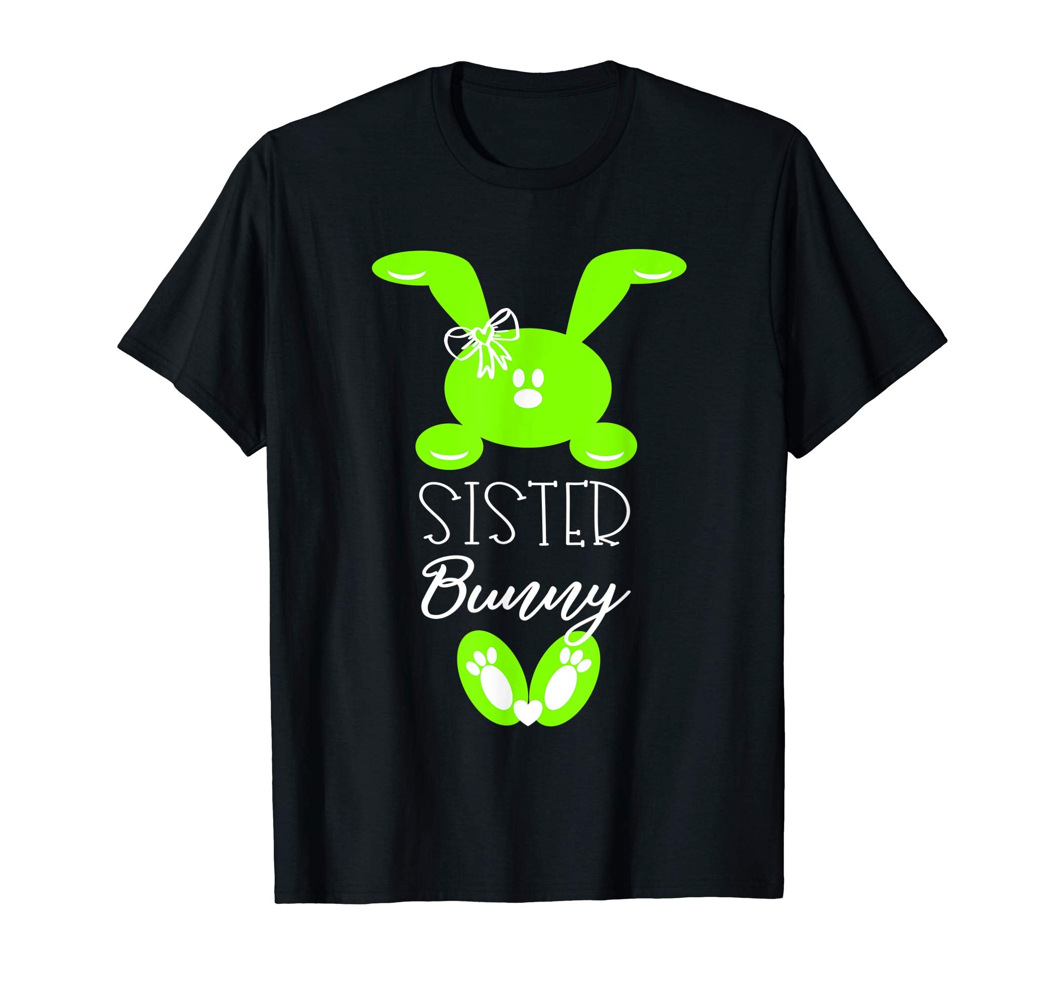 Sister Costume Shirt Easter Bunny Cute Matching Family Gift
