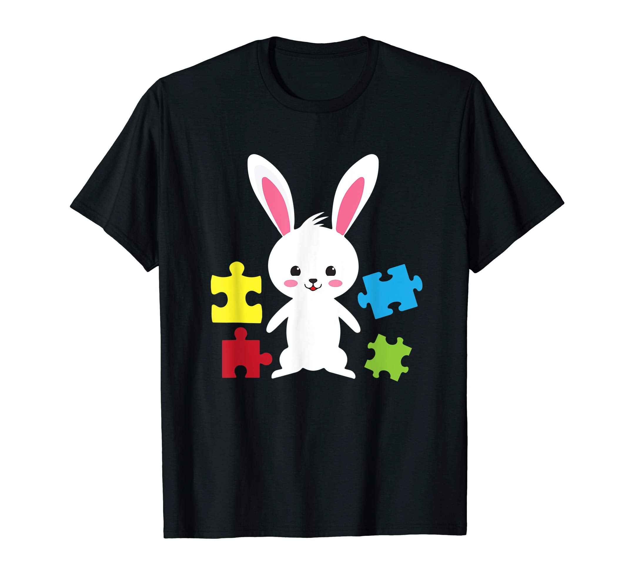 Autism Awareness Puzzle Easter Bunny Easter 2019 T Shirt