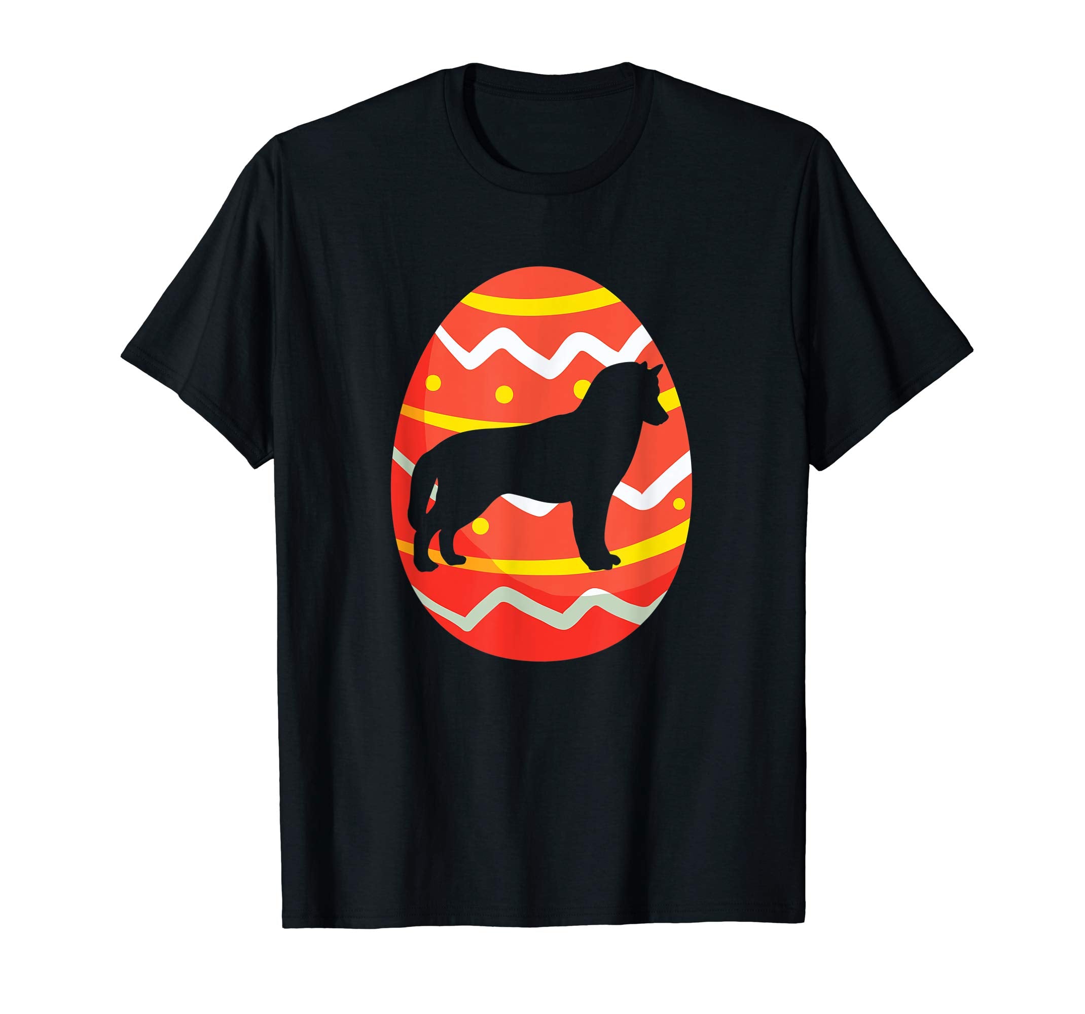 Siberian Husky Easter Bunny Egg T-Shirt Dog Easter Gift