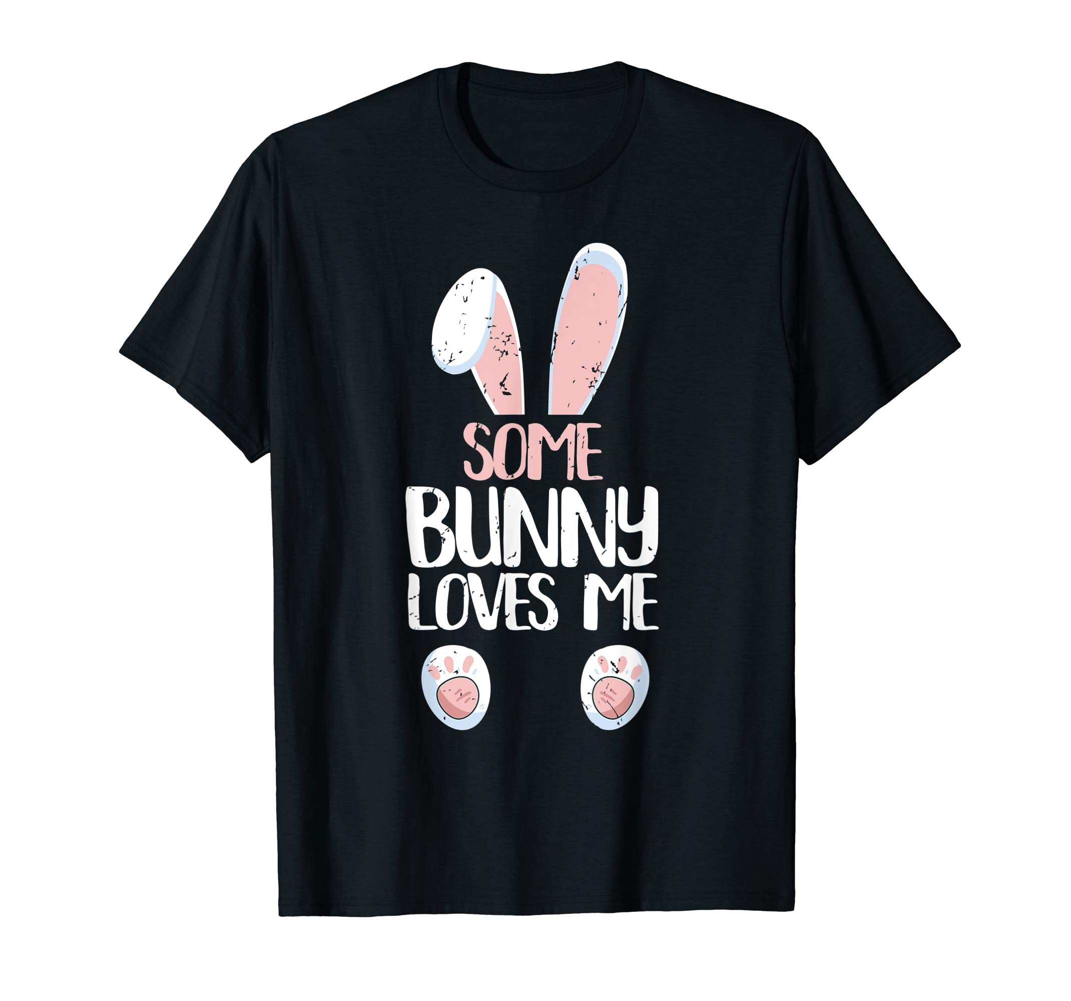 Some Bunny Loves Me Cute Easter Couple Gift T-Shirt