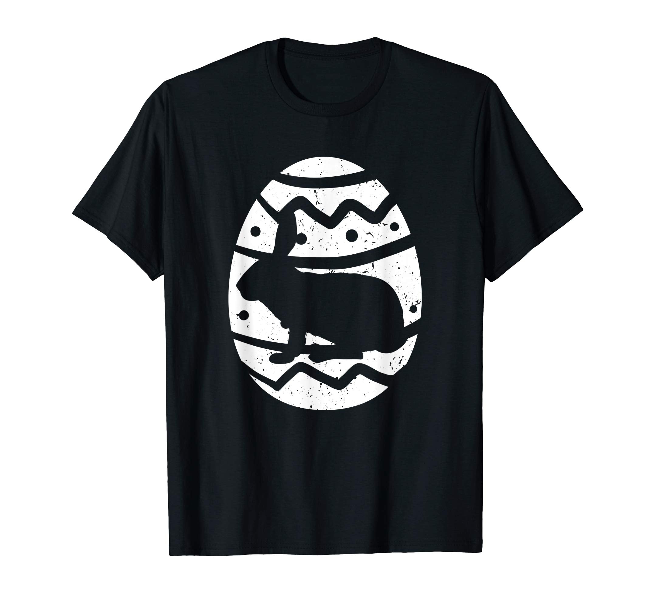 Vintage Rabbit Happy Easter Egg T-Shirt Easter Gift