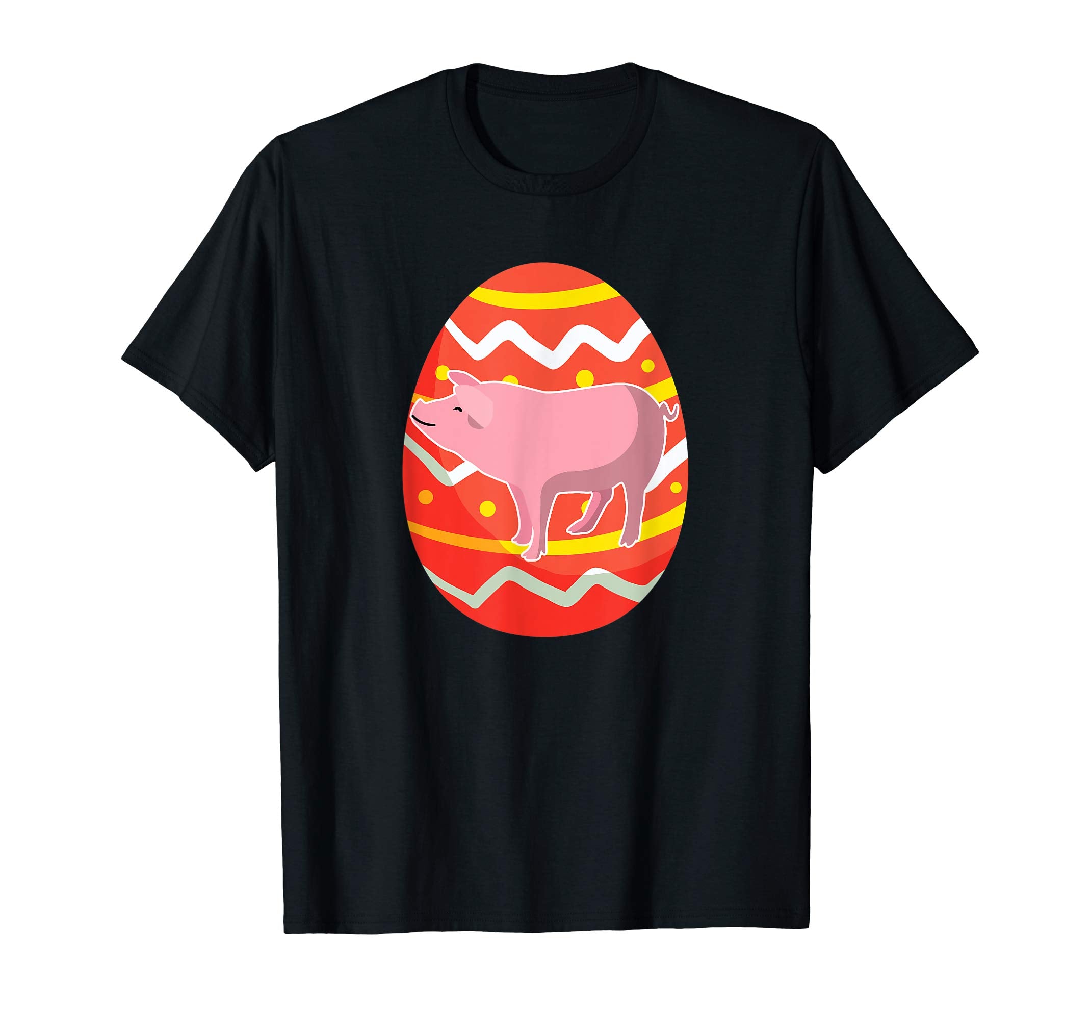 Funny Pig Easter Eggs T-Shirt Gifts for Kids Boys Girls