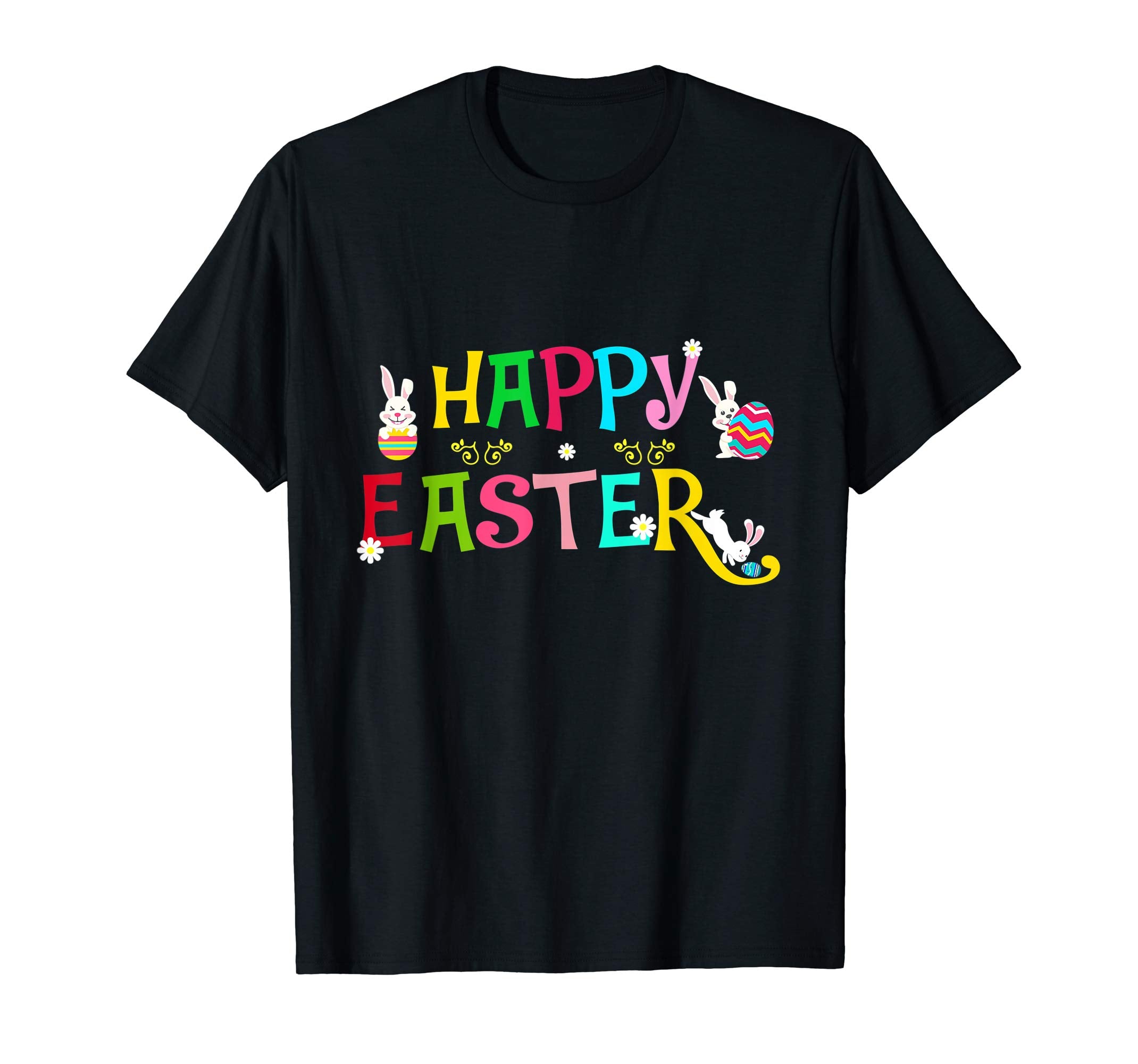 Happy Easter T-Shirt Funny Easter Eggs Novelty Shirt Gift