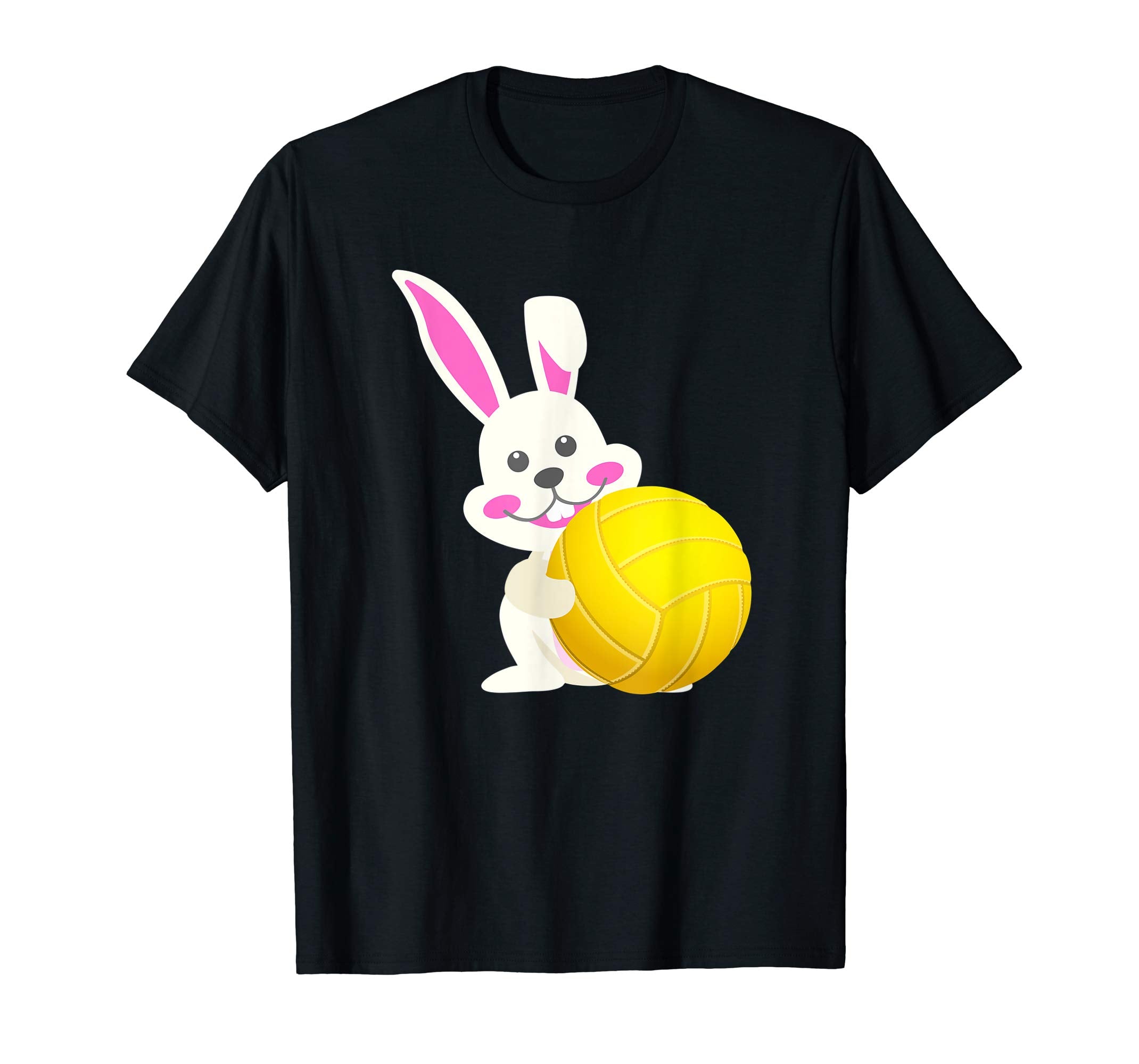Easter Bunny with Volleyball Shirt Gifts for Kids Boys Girls