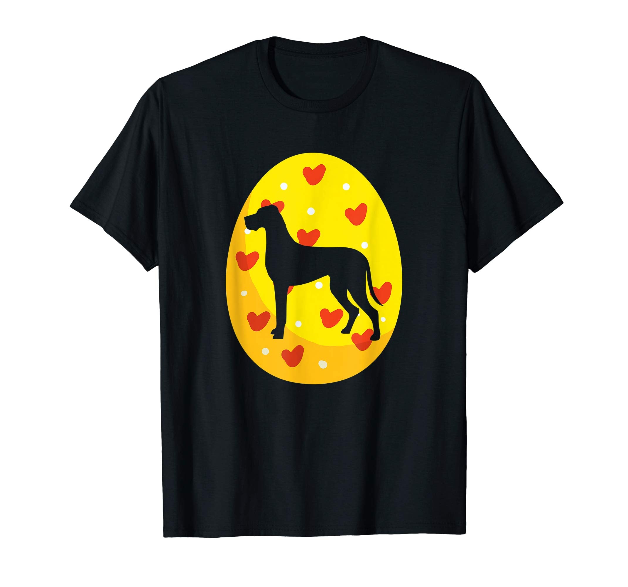 Great Dane Easter Bunny Egg T-Shirt Dog Easter Gift
