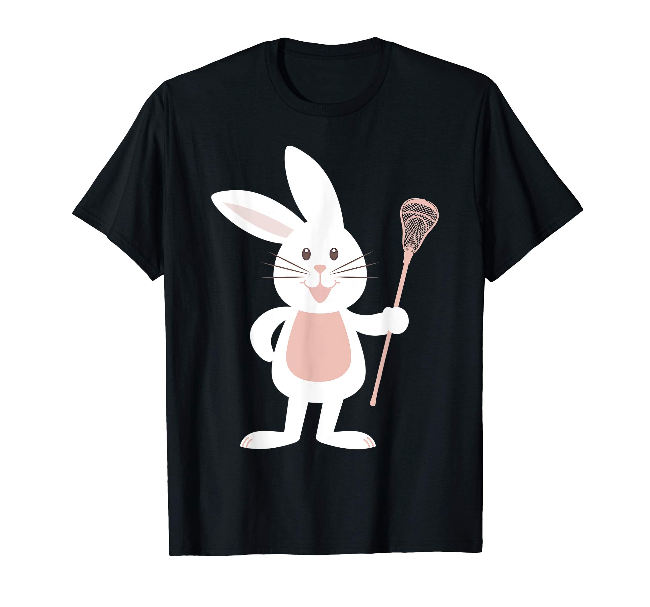 Cute Lacrosse- Easter Bunny T-shirt For Men Women Kids