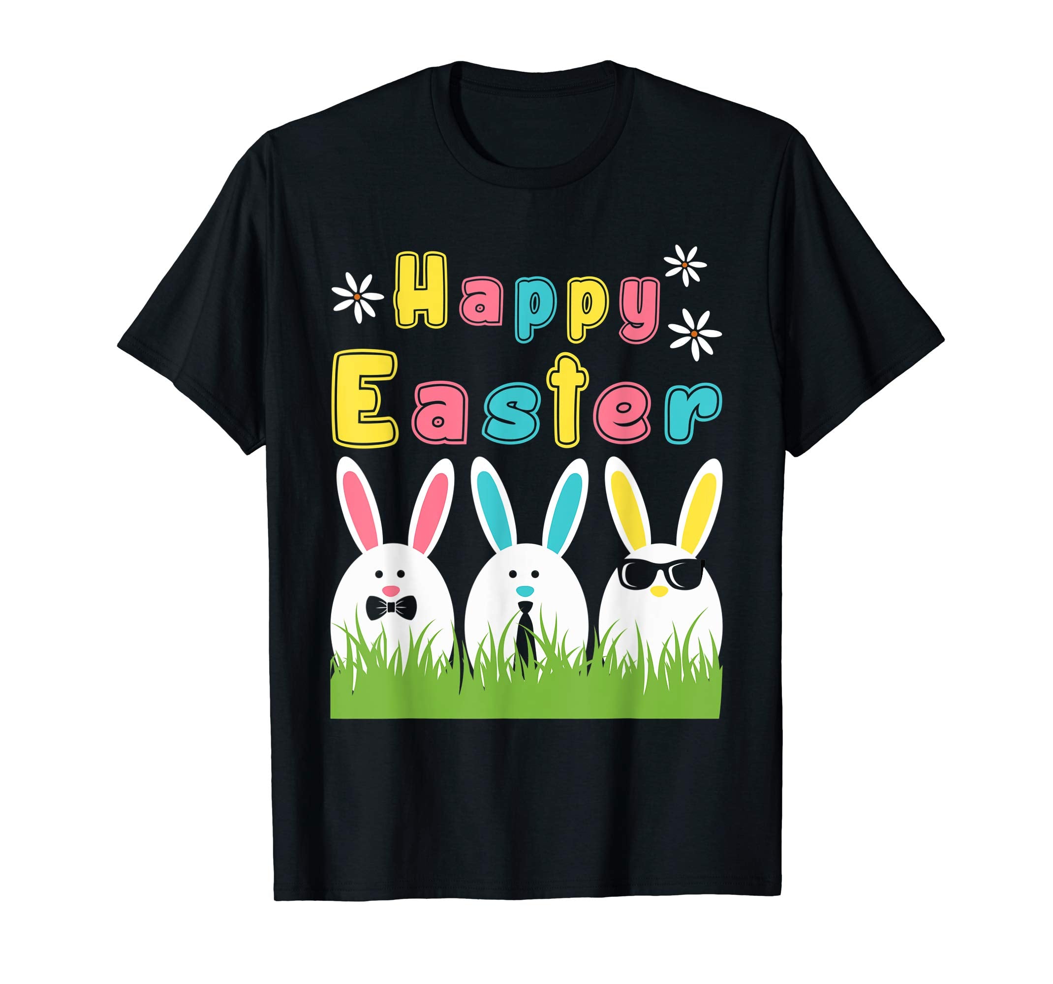 Happy Easter T shirt Women Men Kids Boys Girls Bunny Eggs