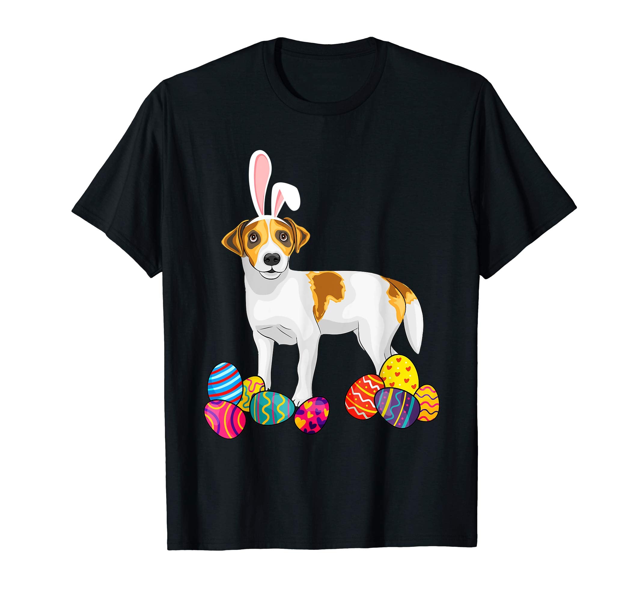 Russell Terrier Bunny Ear With Egg Easter Easter Day Shirt