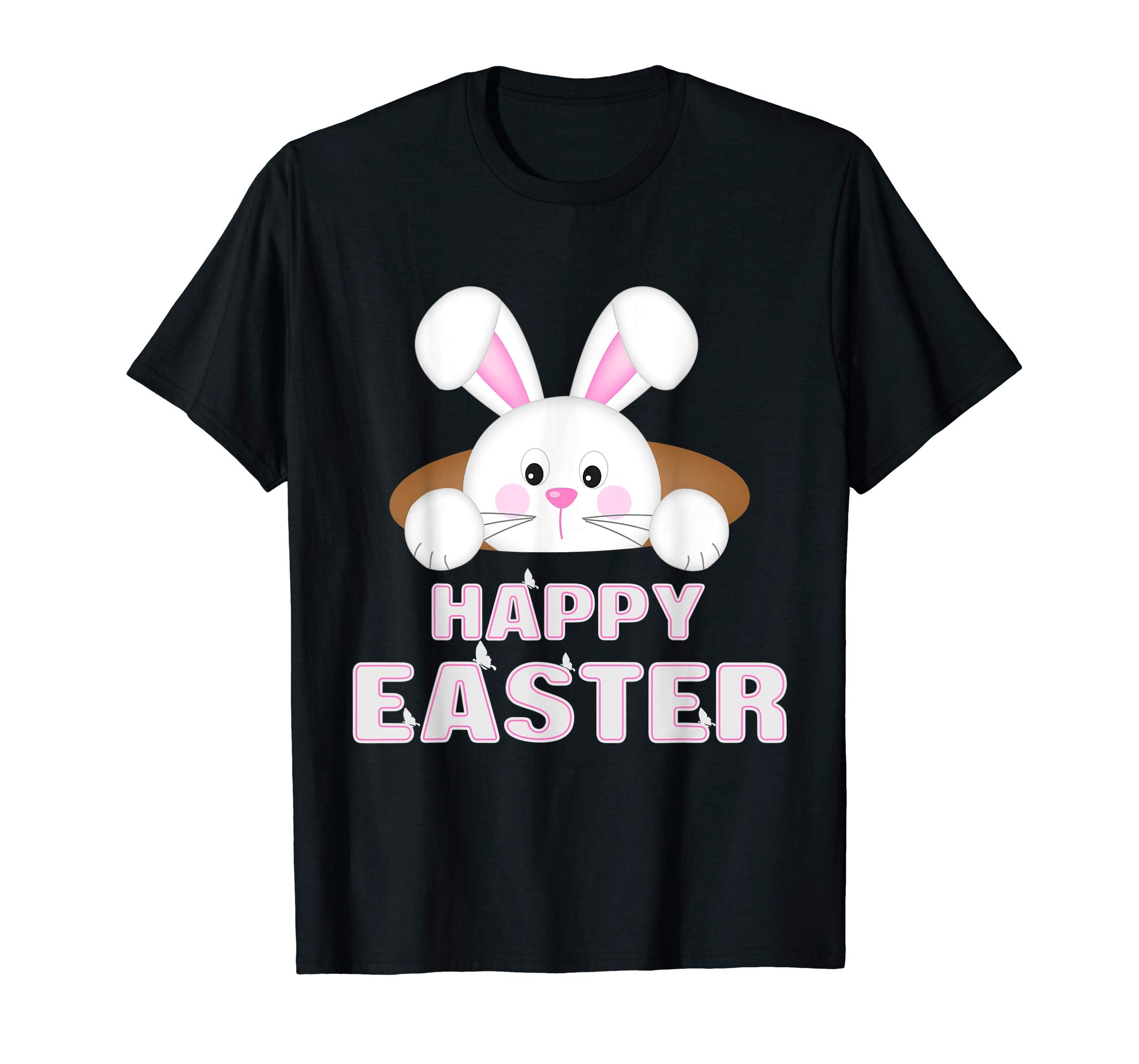Happy Easter Shirt Bunny in Rabbit Hole Easter Gift