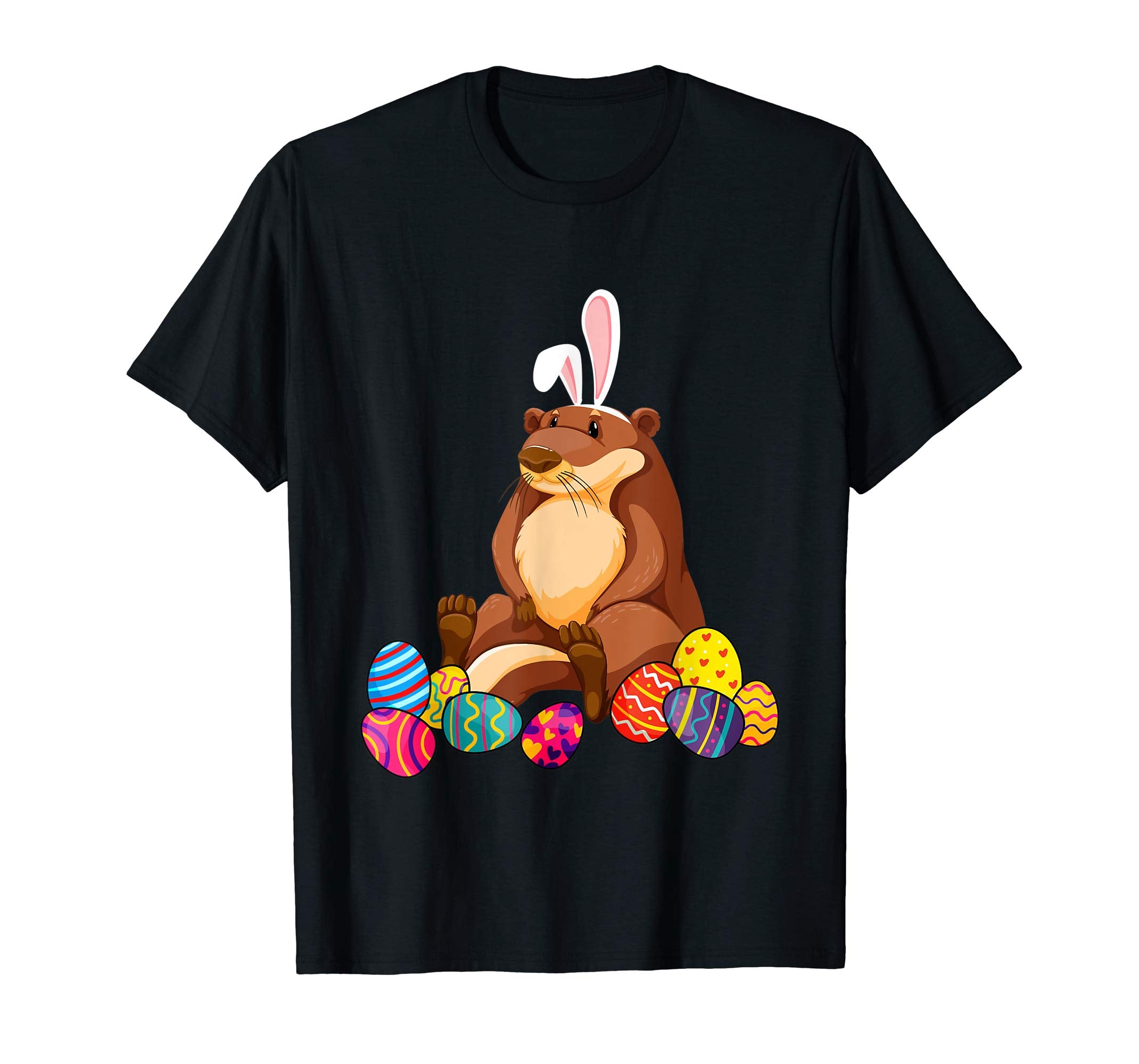 Otter Bunny Ear With Egg Easter Easter Day Shirt