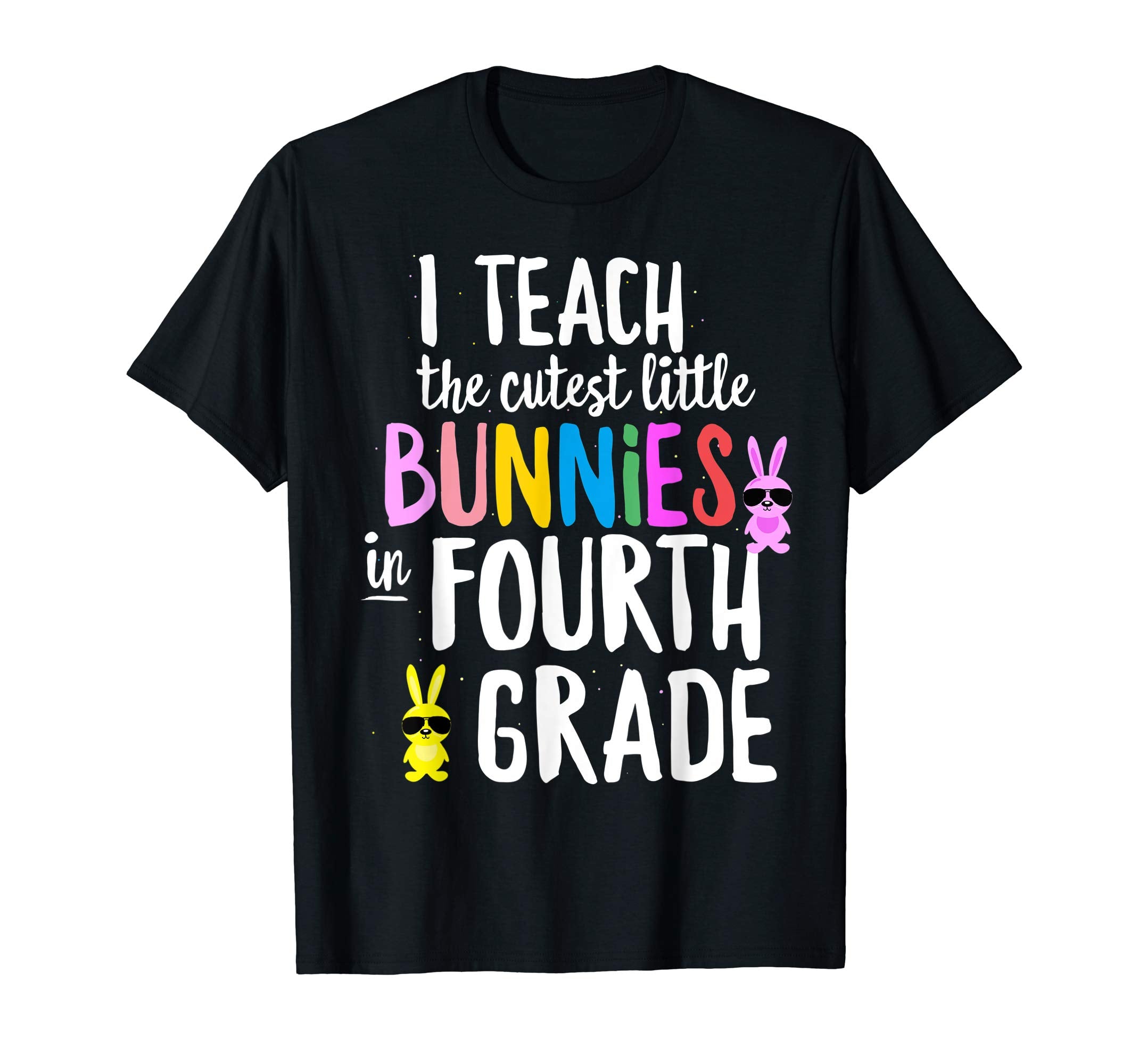 Easter Fourth Grade Teacher Bunny Christian Holiday T-shirt