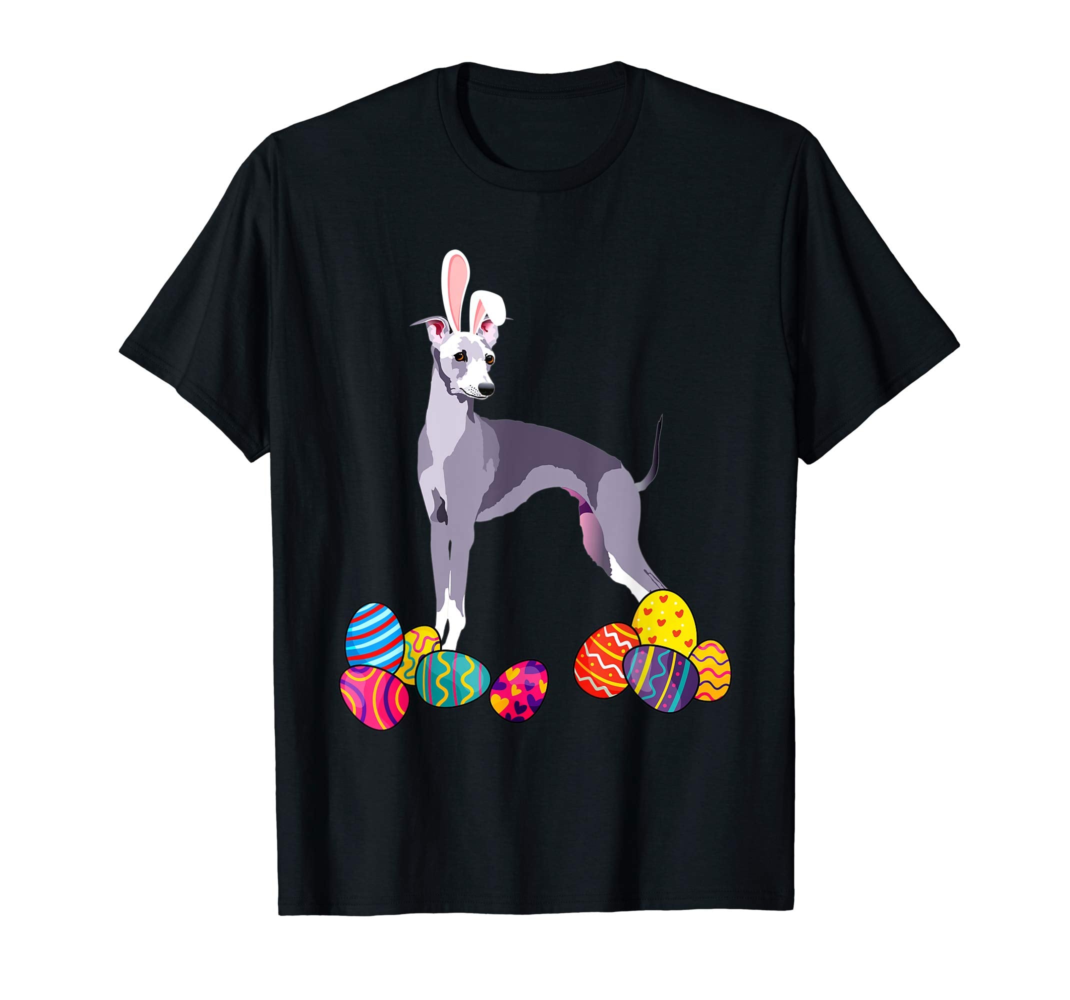 Italian Greyhound Bunny Ear With Egg Easter Easter Day Shirt